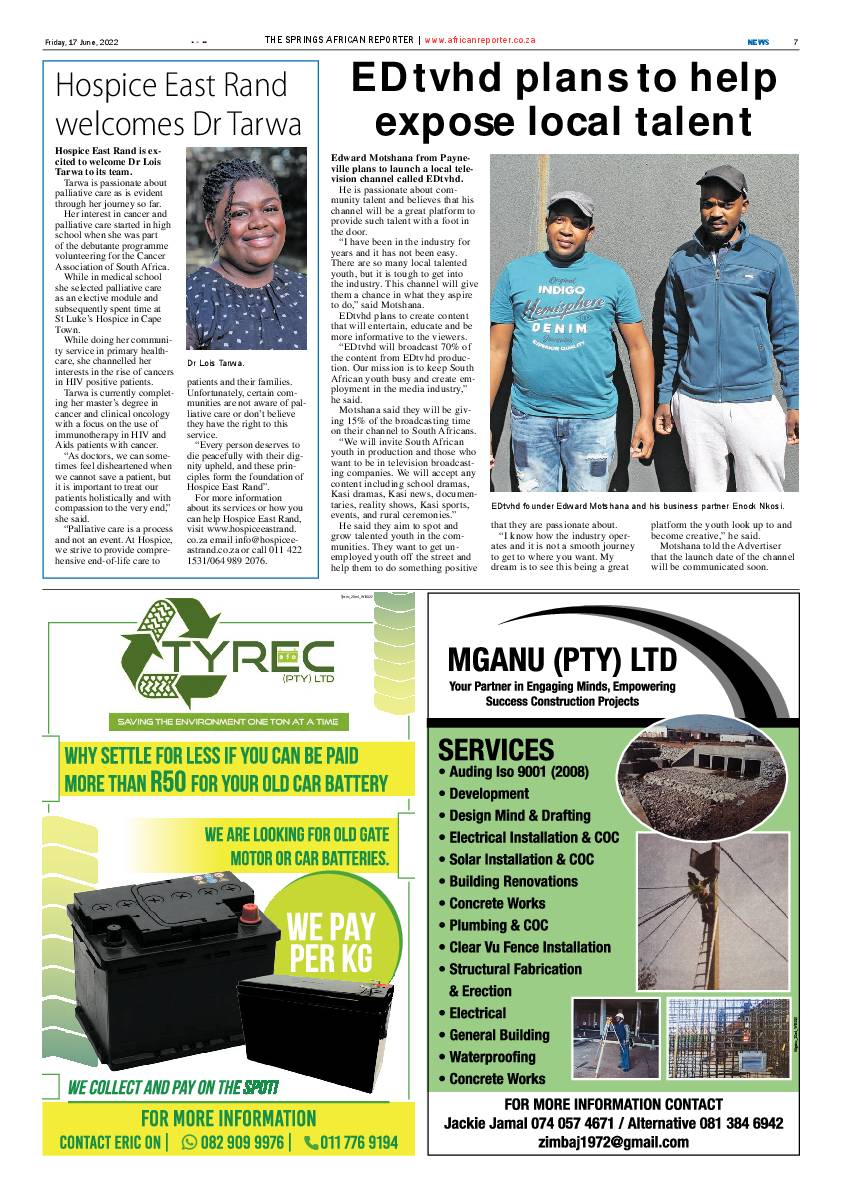 African Reporter 17 June 2022 page 7