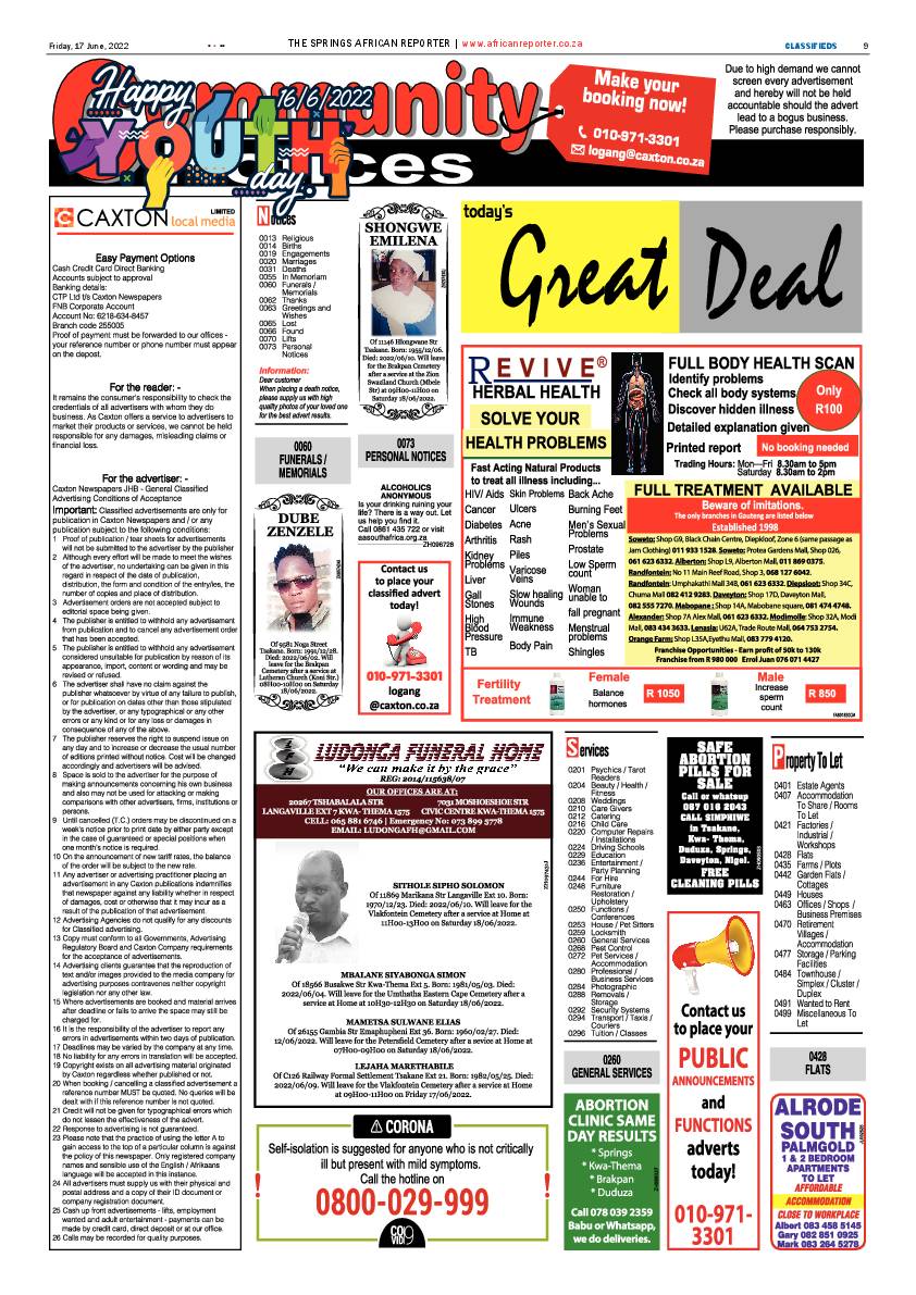 African Reporter 17 June 2022 page 9
