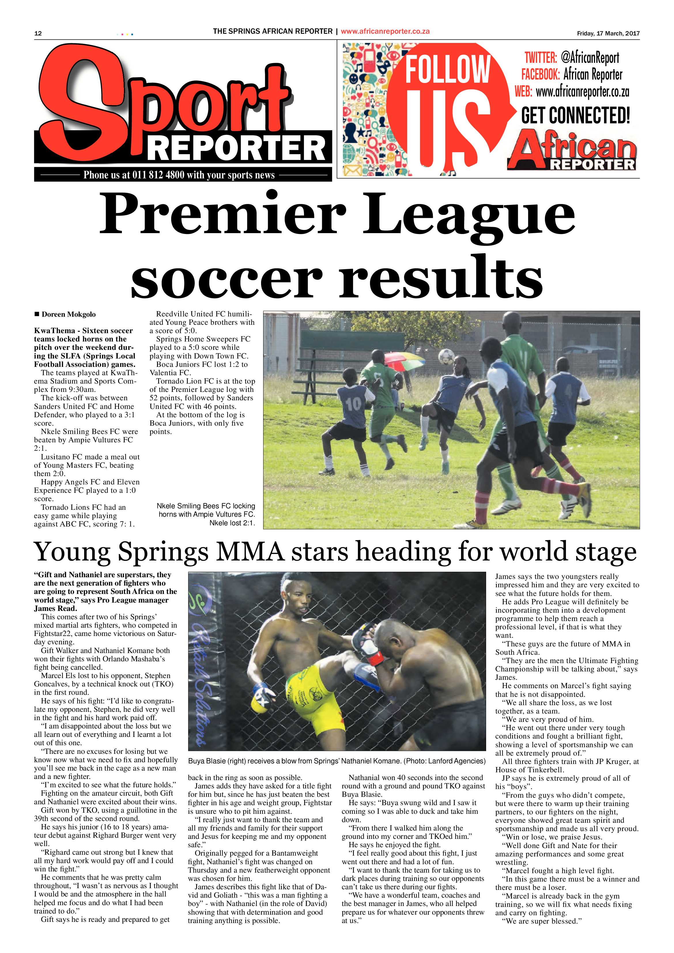 African Reporter 17 March 2017 page 12