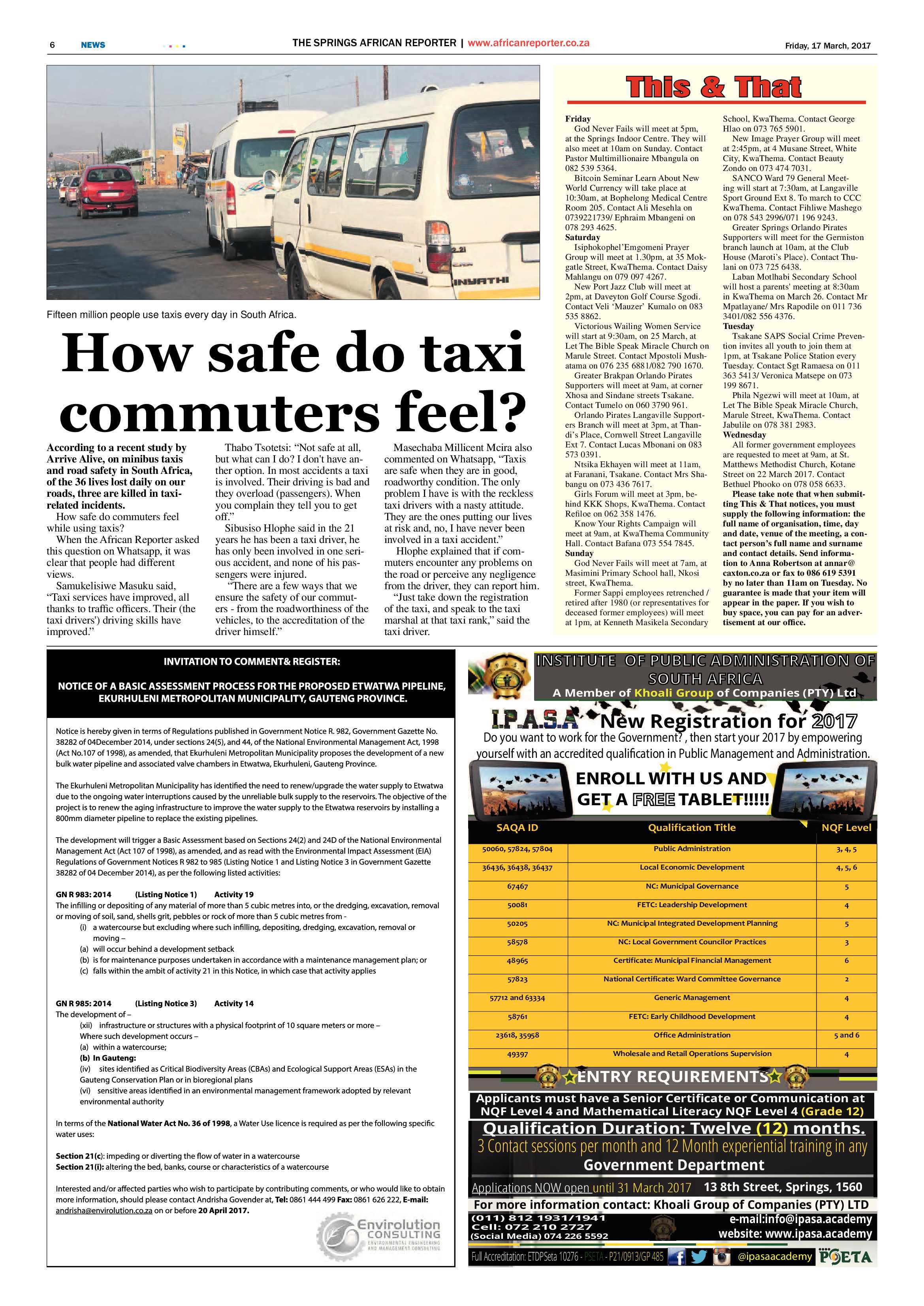 African Reporter 17 March 2017 page 6