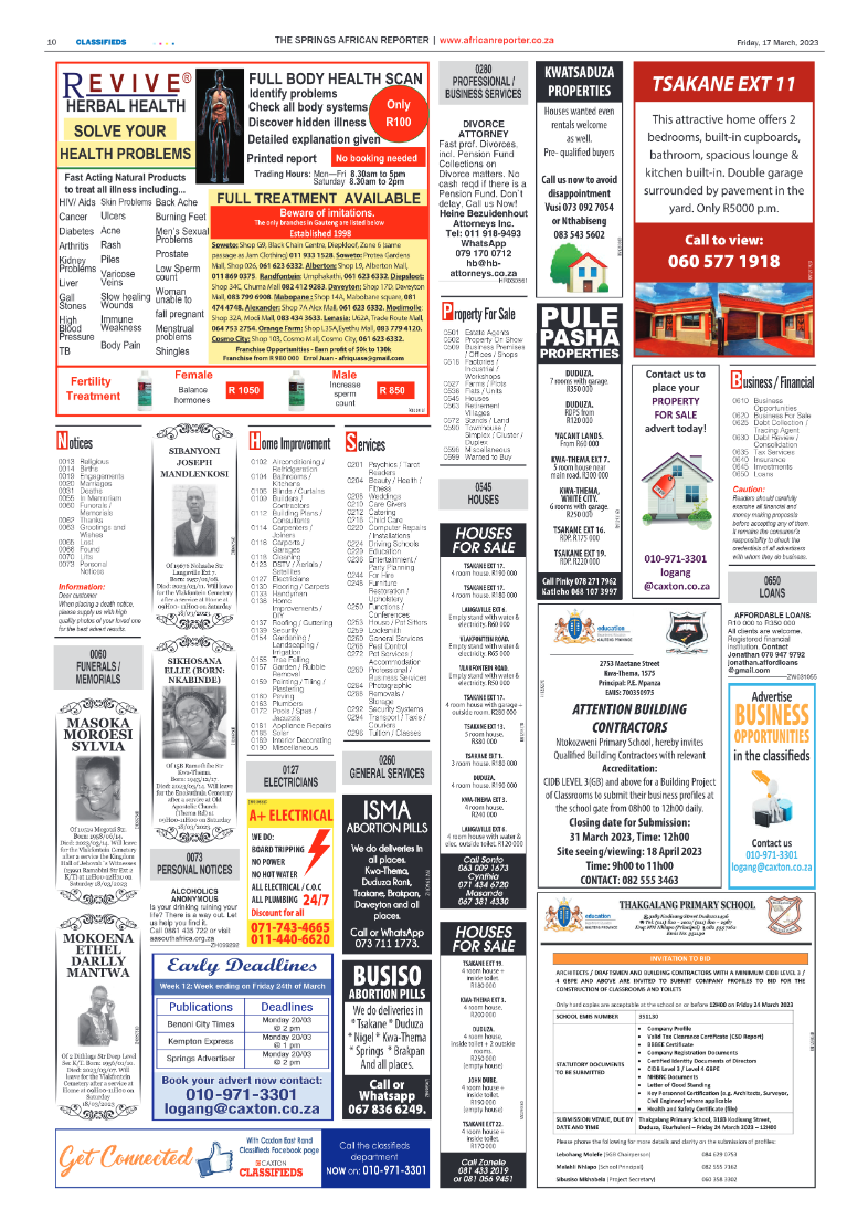 African Reporter 17 March 2023 page 10