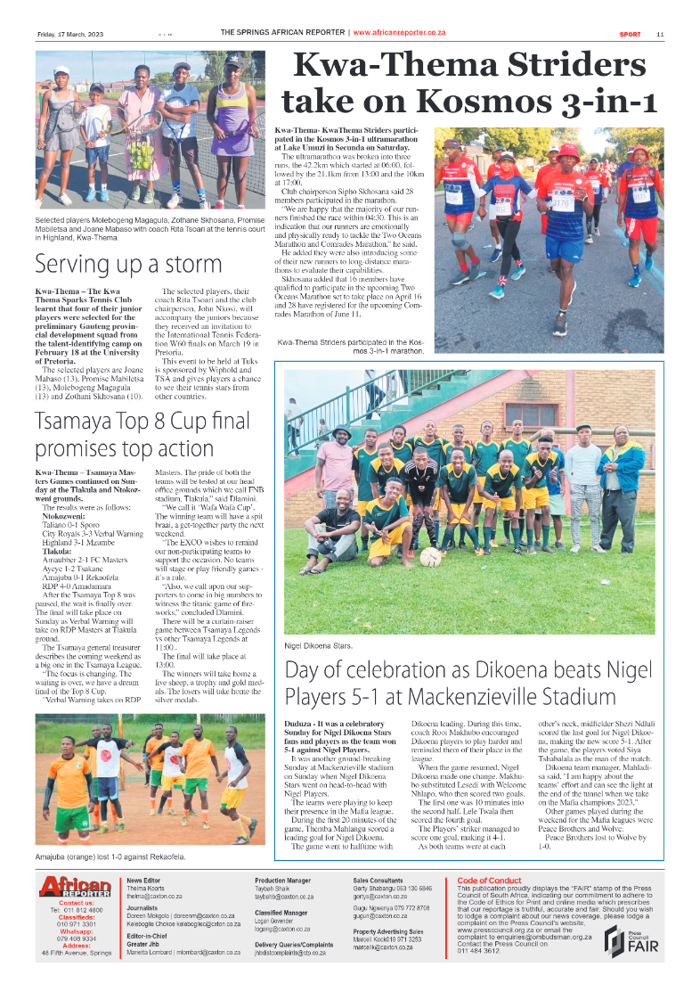 African Reporter 17 March 2023 page 11