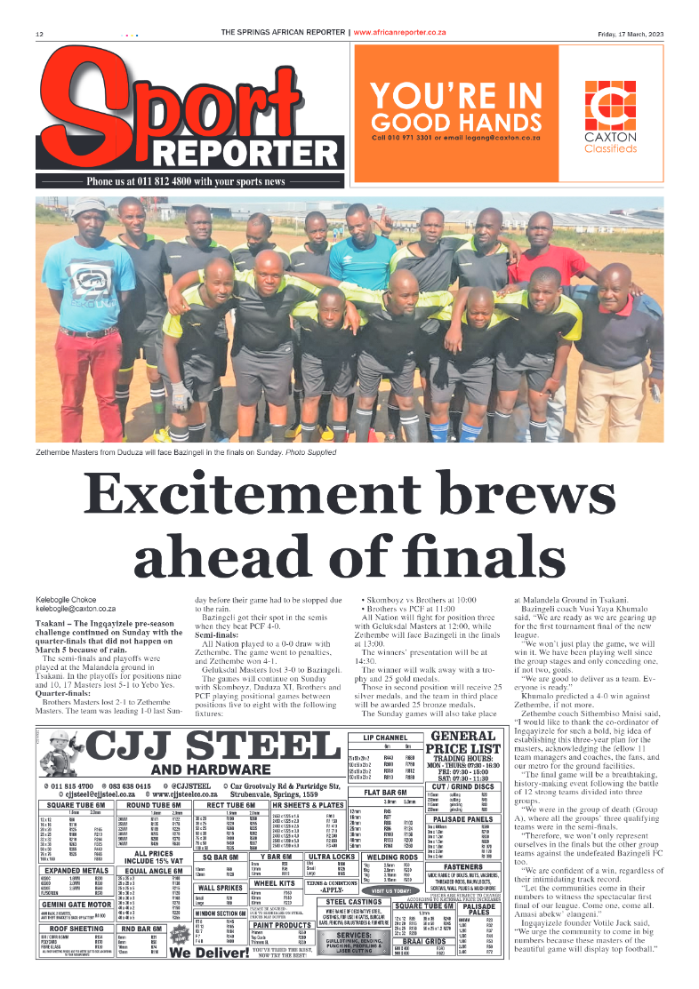 African Reporter 17 March 2023 page 12
