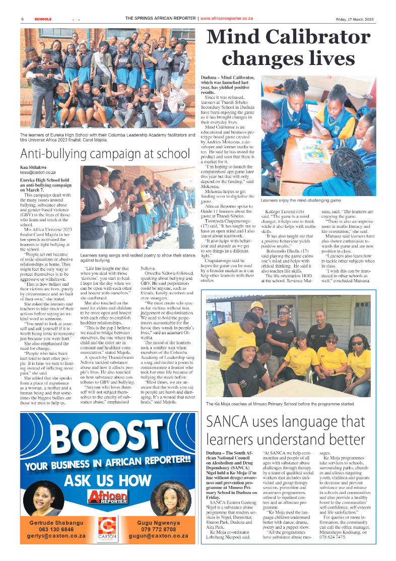African Reporter 17 March 2023 page 6