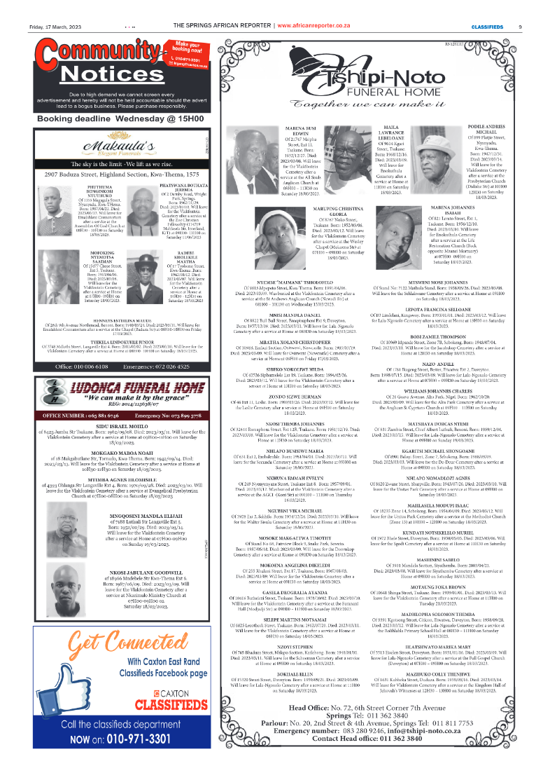 African Reporter 17 March 2023 page 9