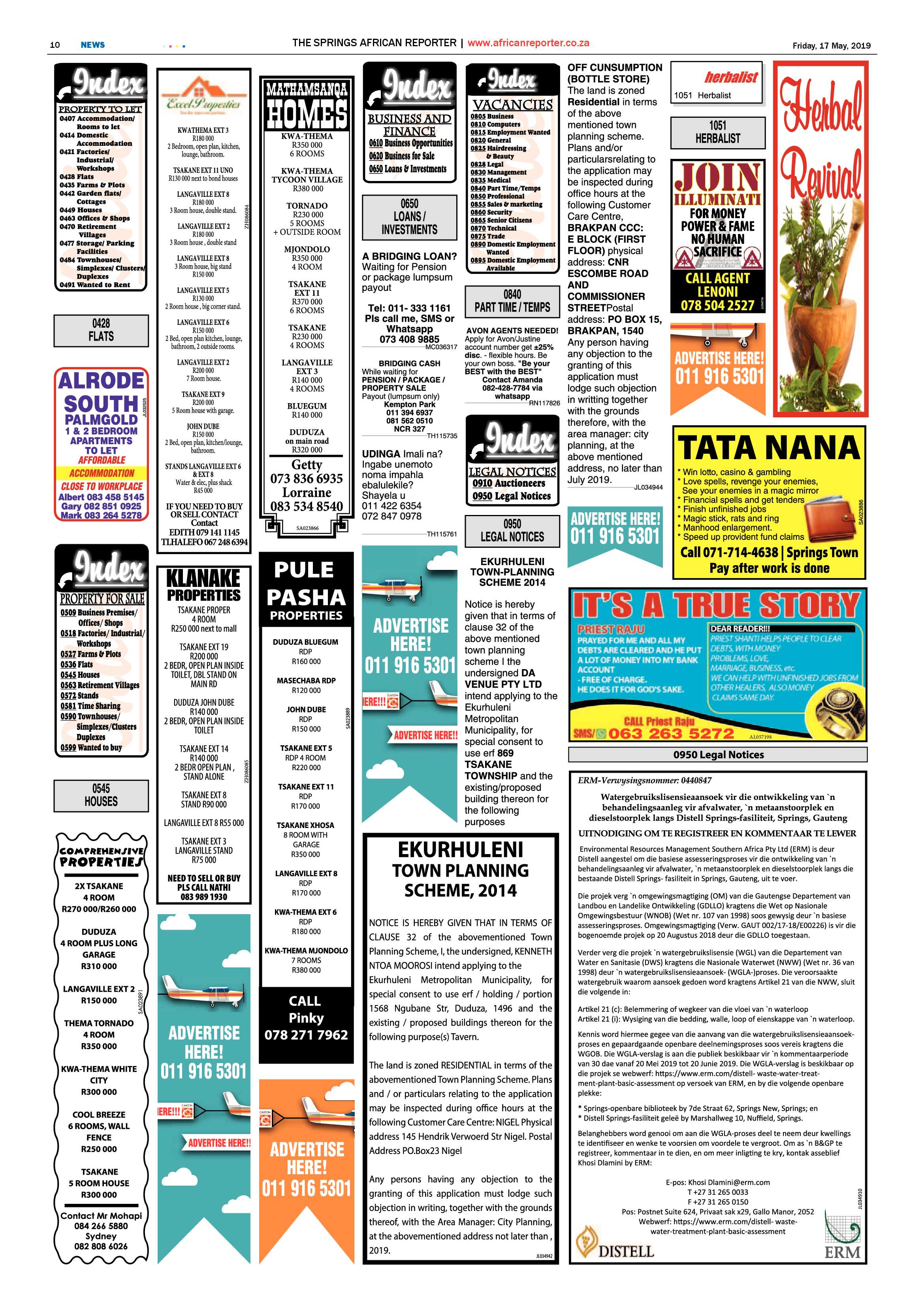 African Reporter 17 May 2019 page 10