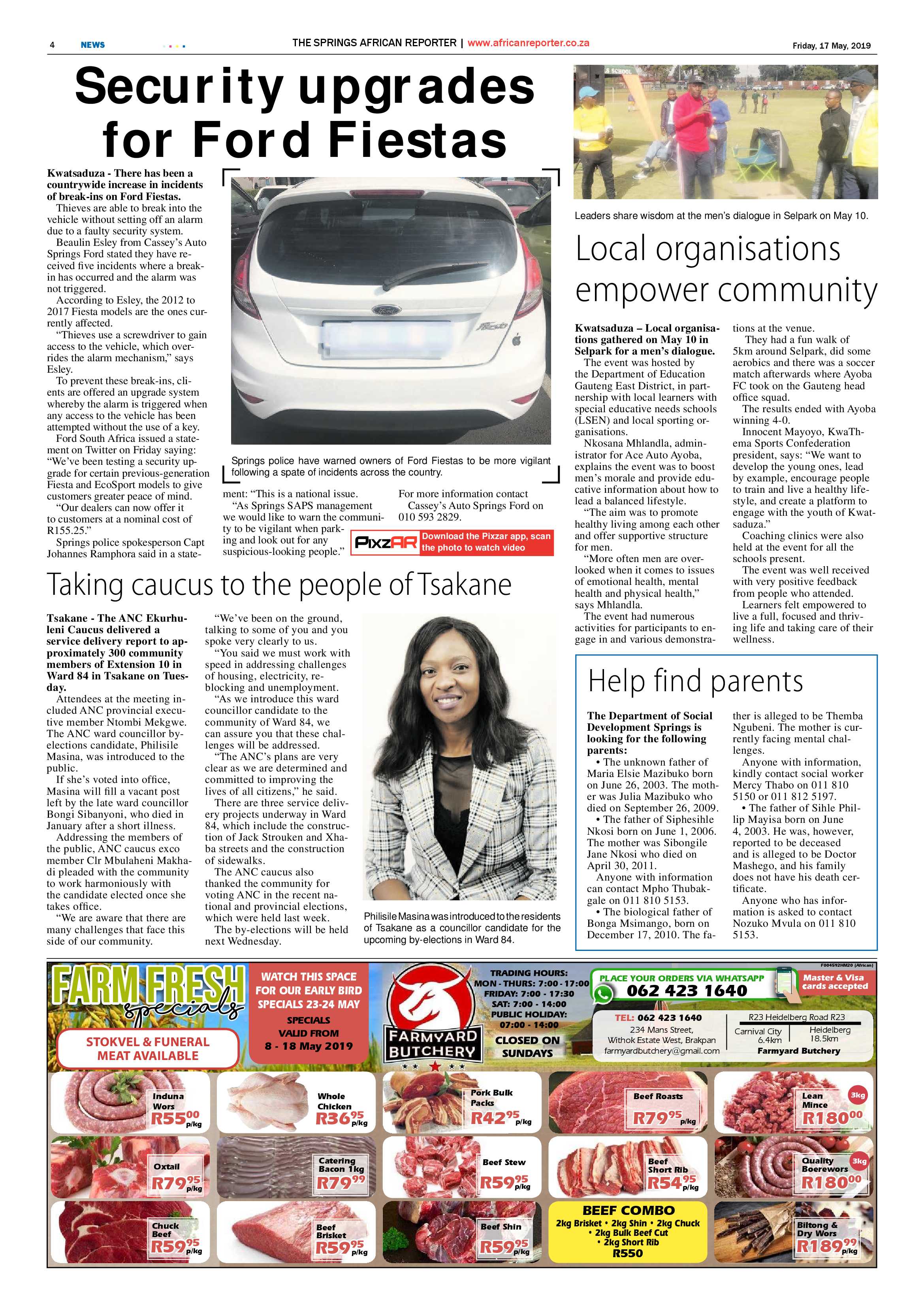 African Reporter 17 May 2019 page 4