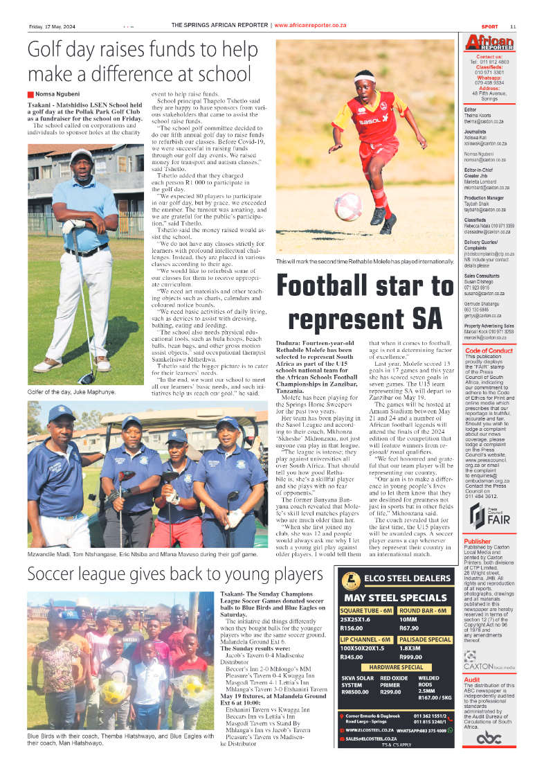 African Reporter 17 May 2024 page 11