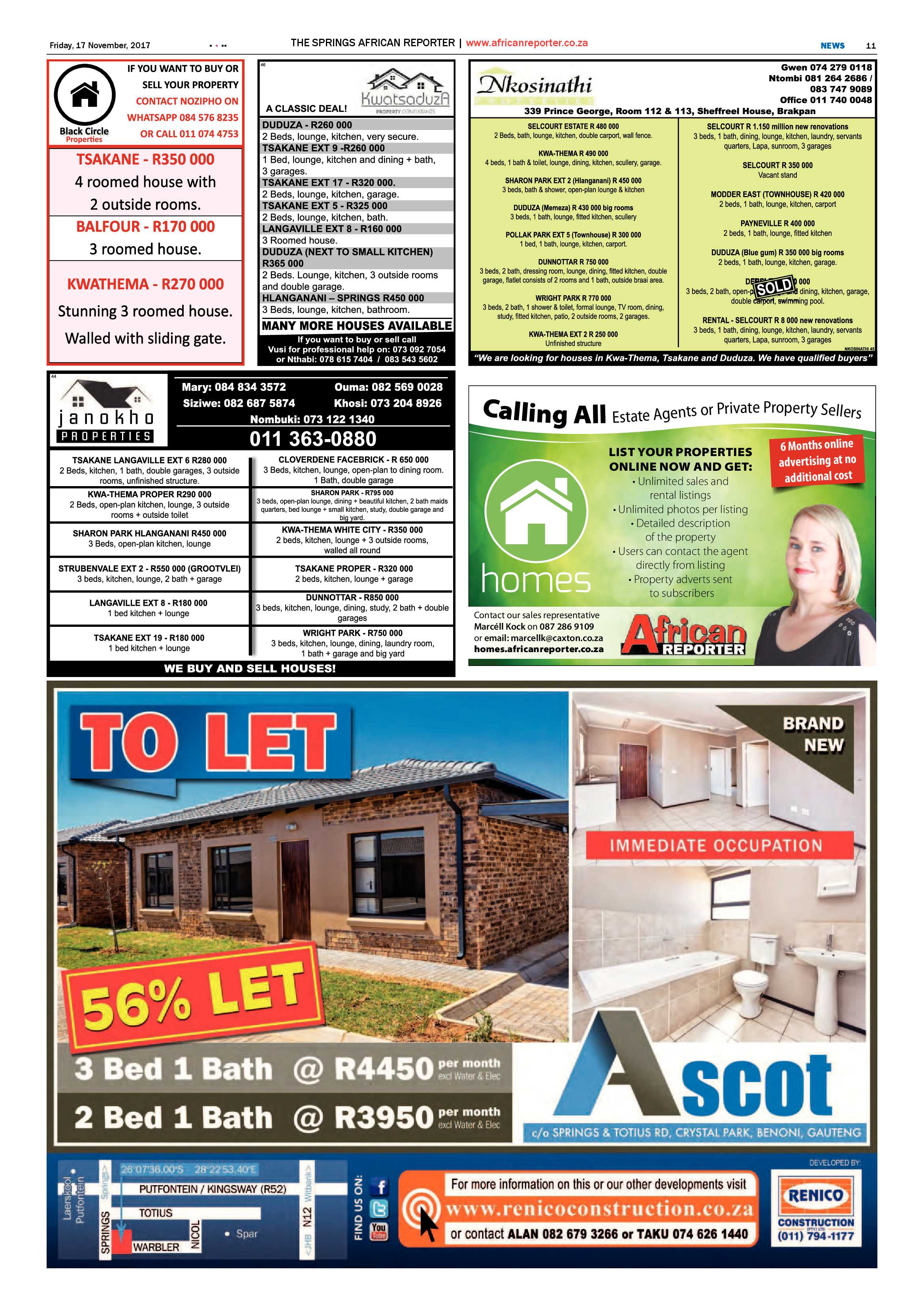 African Reporter 17 November 2017 page 11