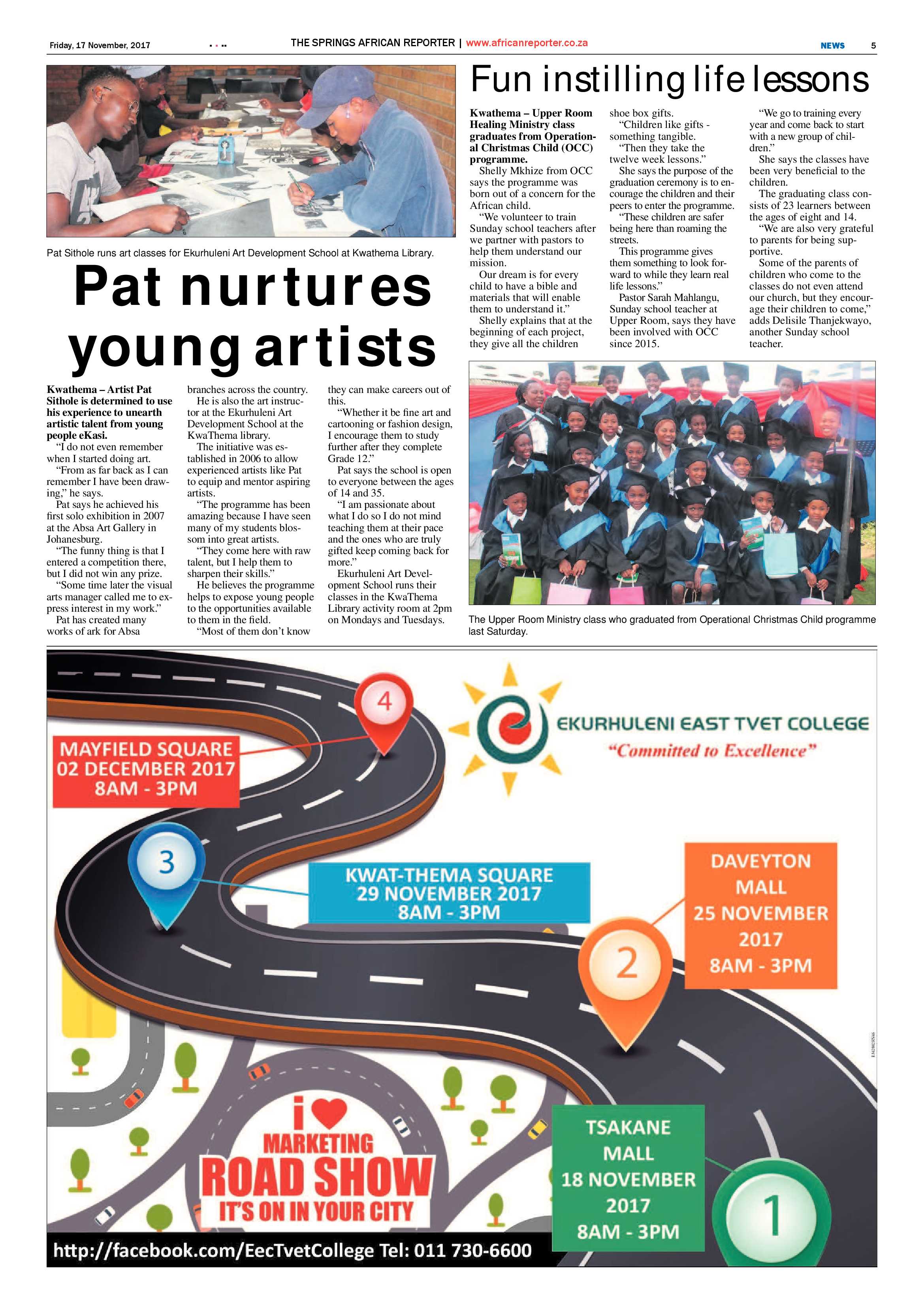 African Reporter 17 November 2017 page 5