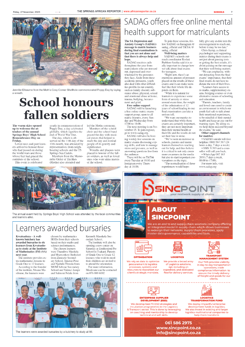 African Reporter 17 November 2023 page 7