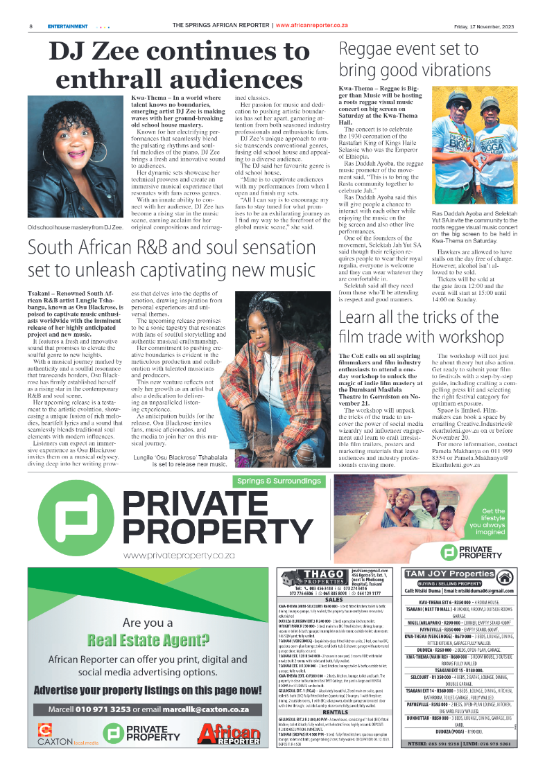African Reporter 17 November 2023 page 8
