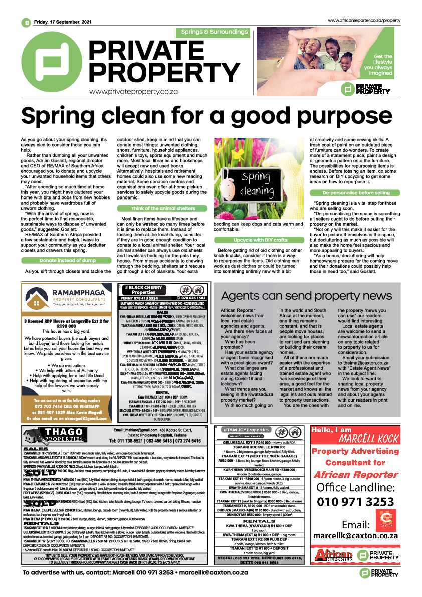 African Reporter 17 September 2021 page 8