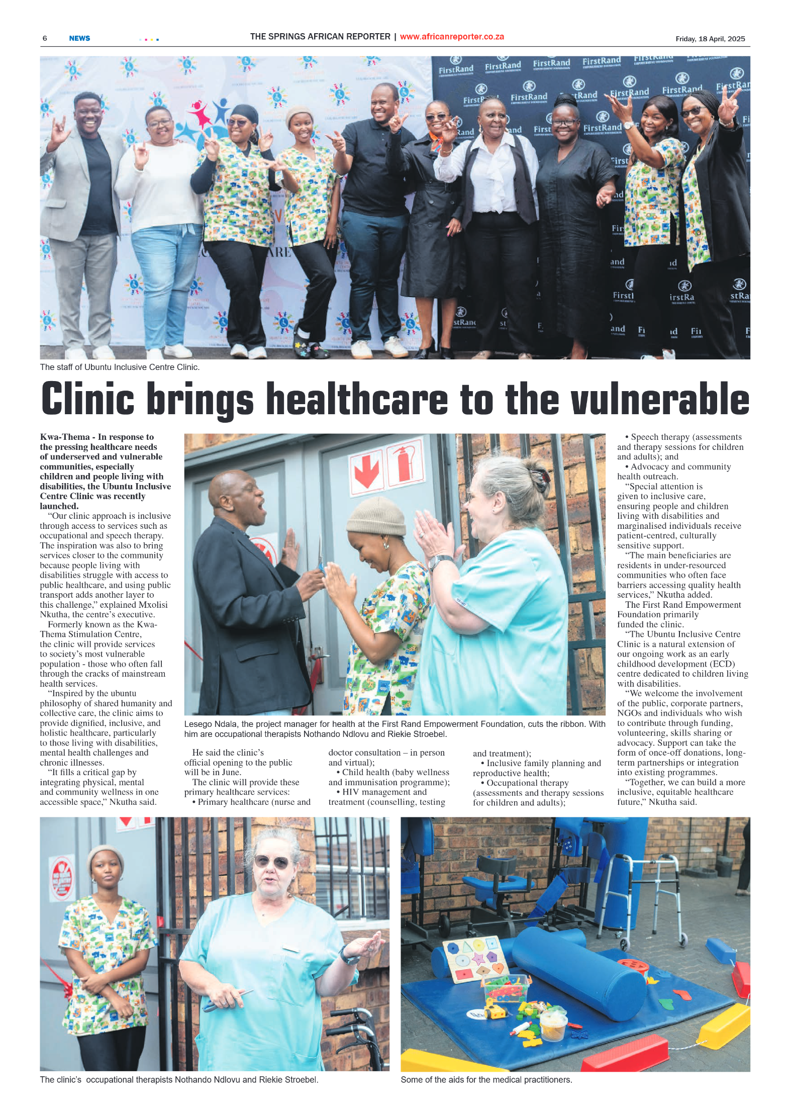 African Reporter 18 April 2025 page 6
