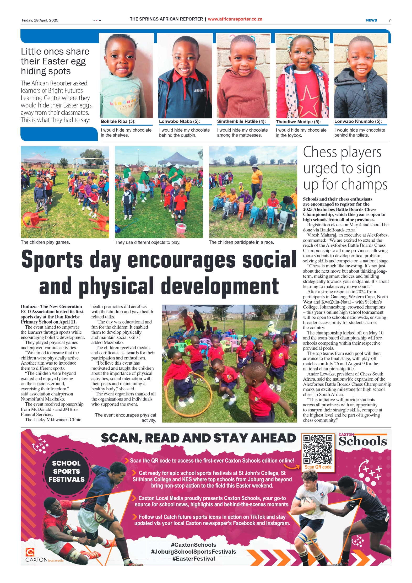 African Reporter 18 April 2025 page 7