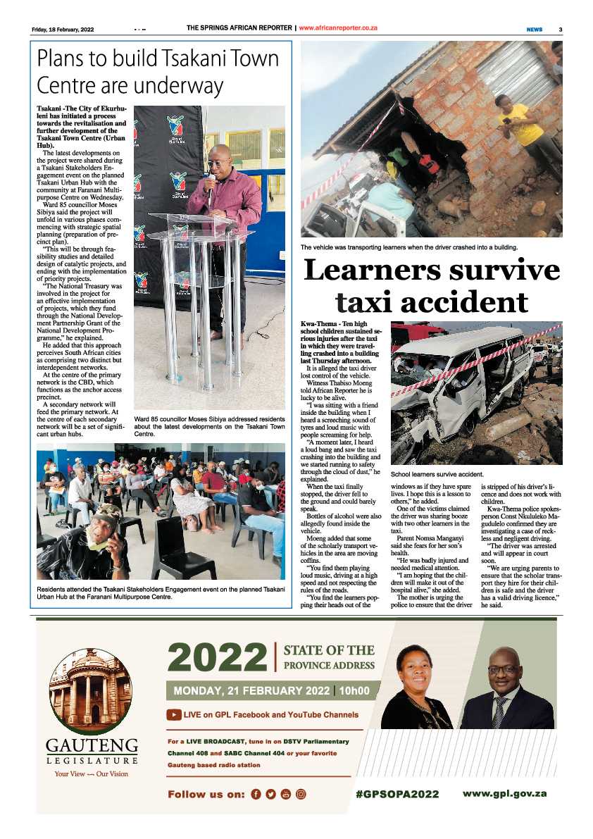 African Reporter 18 February 2022 page 3