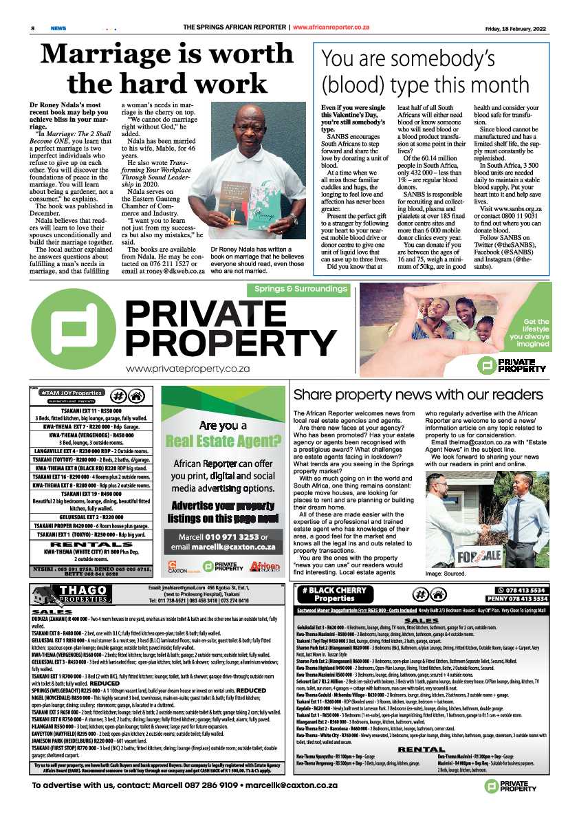 African Reporter 18 February 2022 page 8
