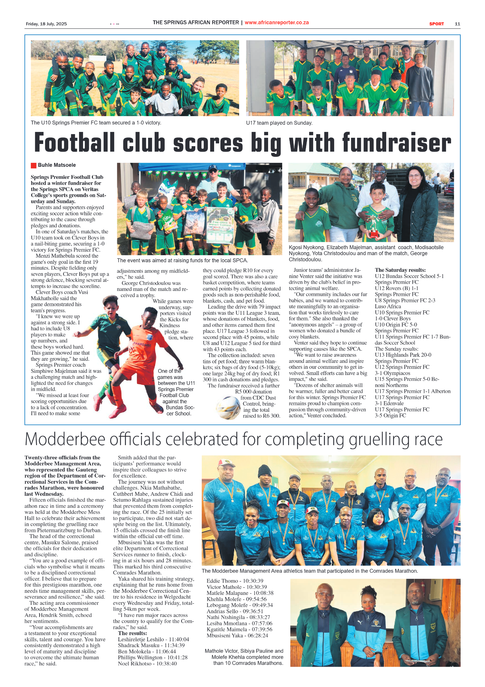 African Reporter 18 July 2025 page 11