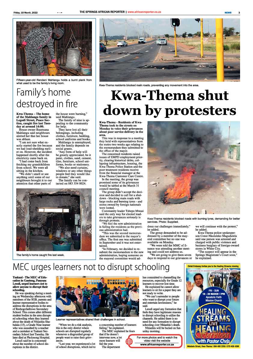 African Reporter 18 March 2022 page 3