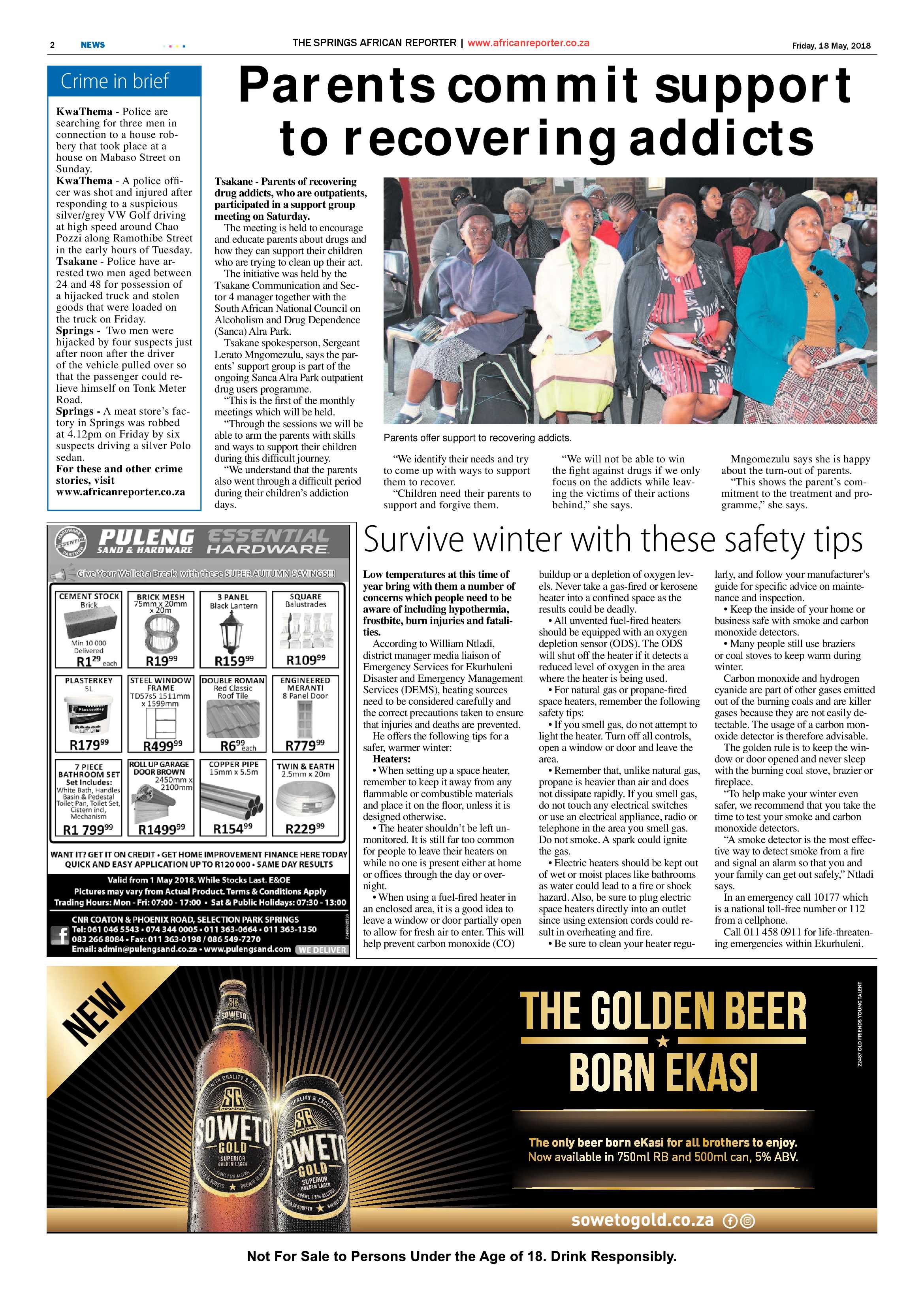 African Reporter 18 May 2018 page 2