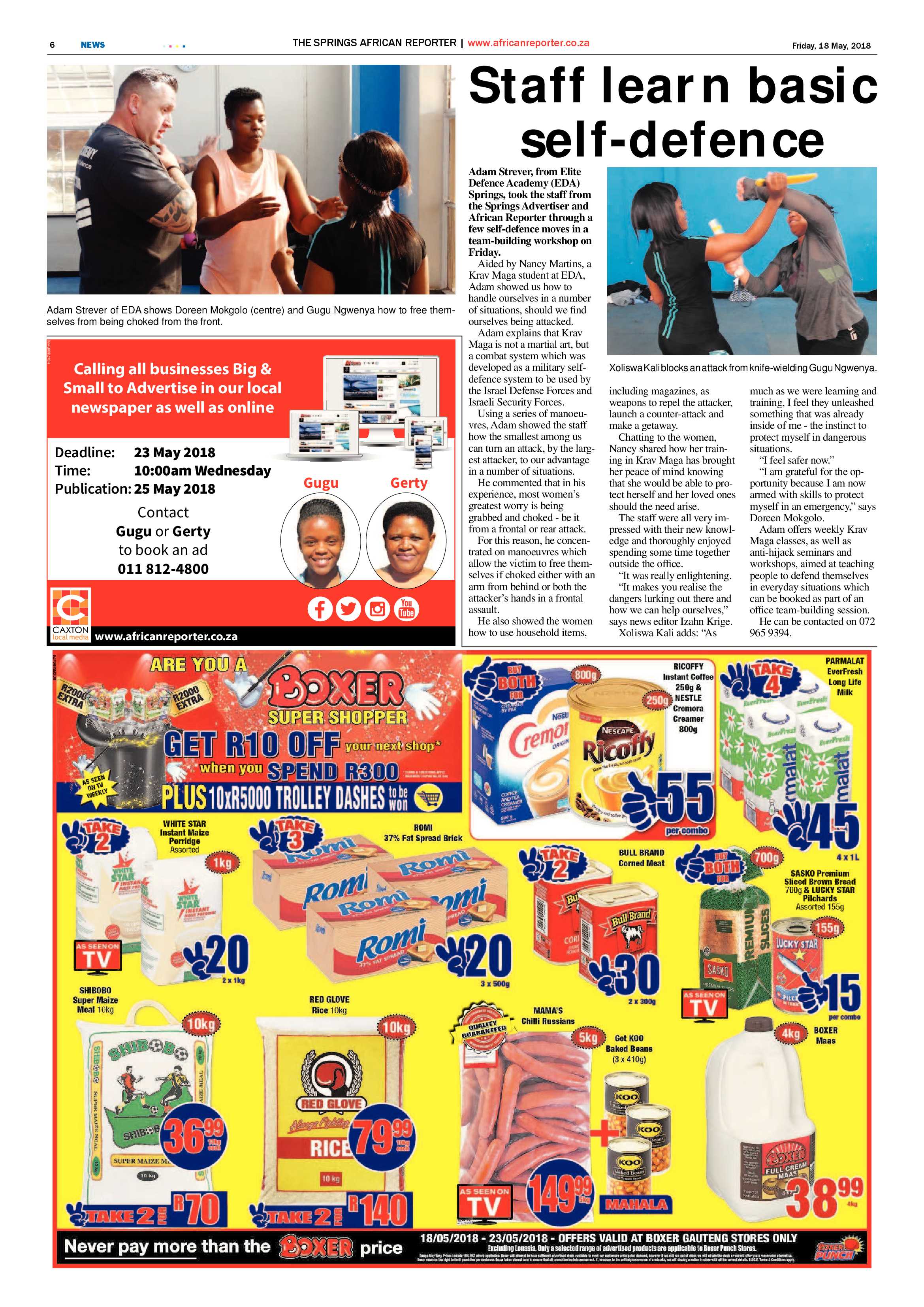 African Reporter 18 May 2018 page 6