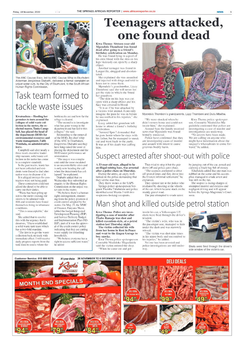 African Reporter 18 Nov 2022 page 3