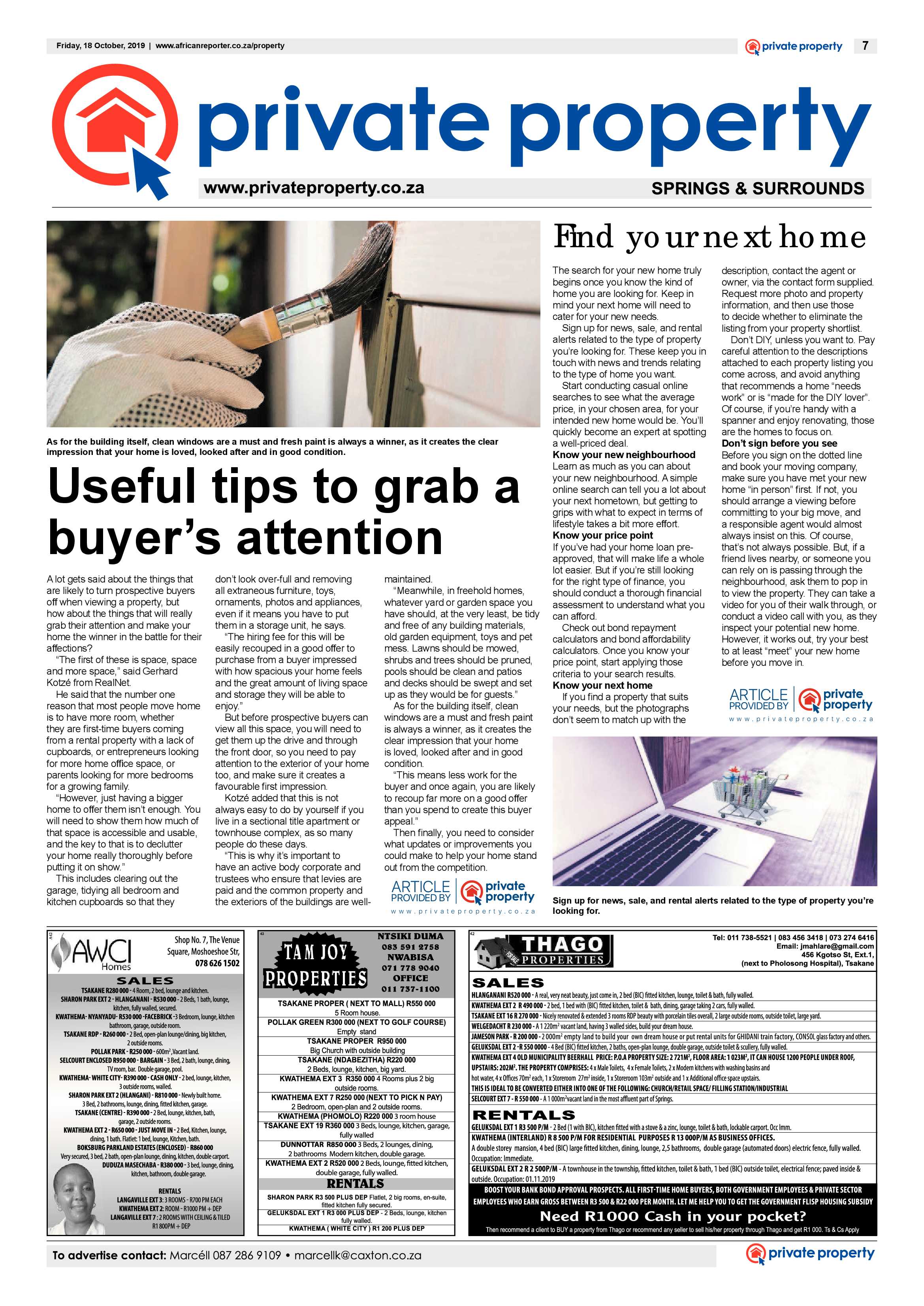 African Reporter 18 October 2019 page 7