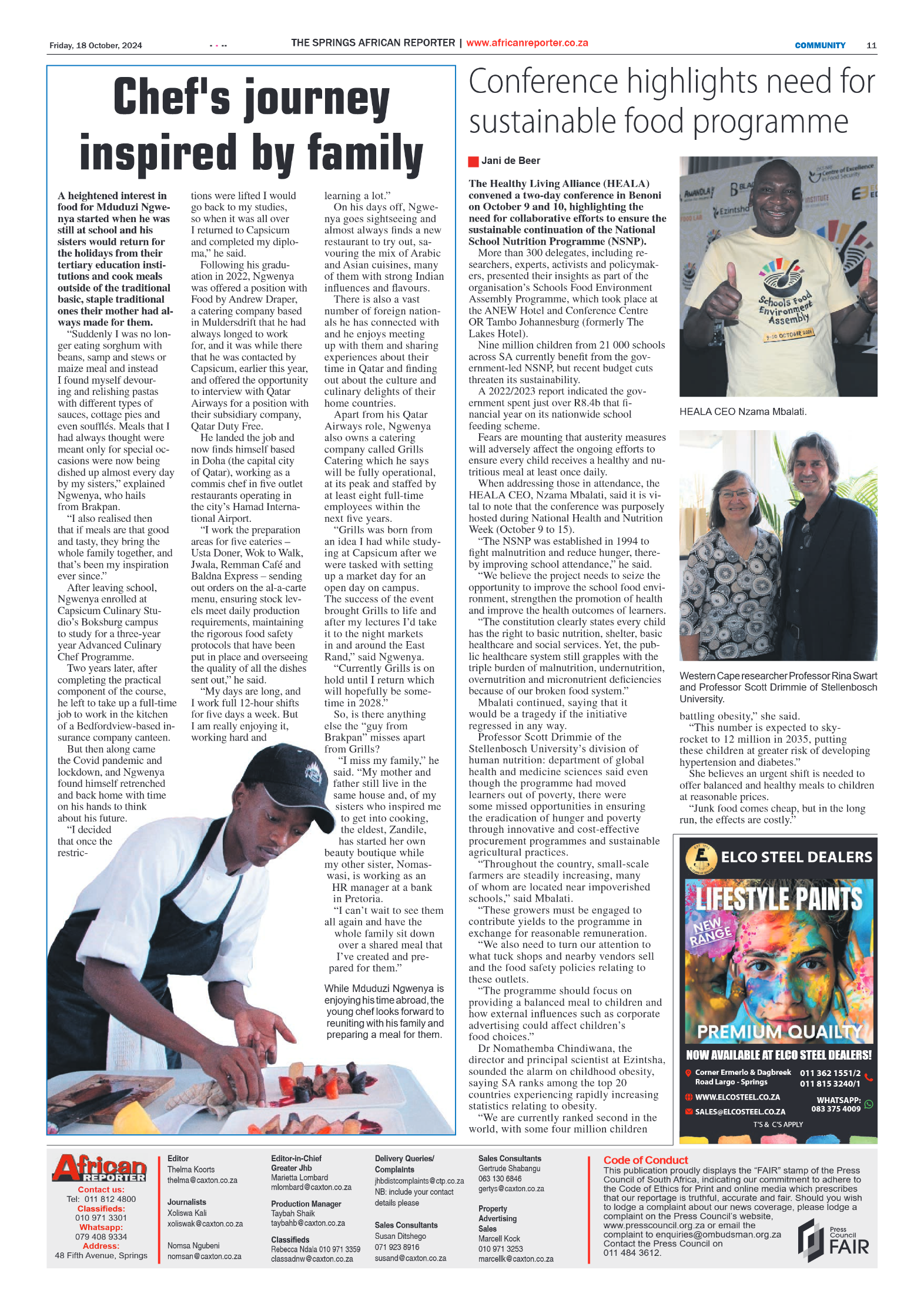 African Reporter 18 October 2024 page 11