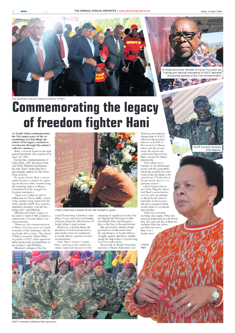 African Reporter 19 April 2024 page 4