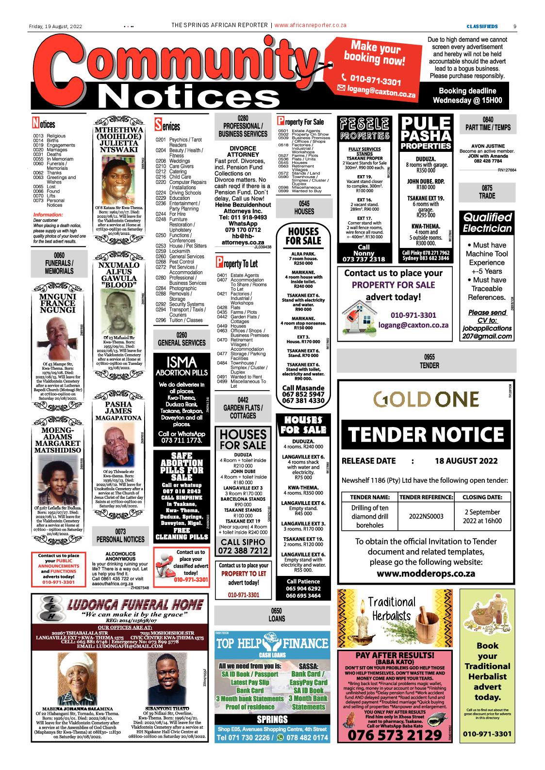 African Reporter 19 August 2022 page 10