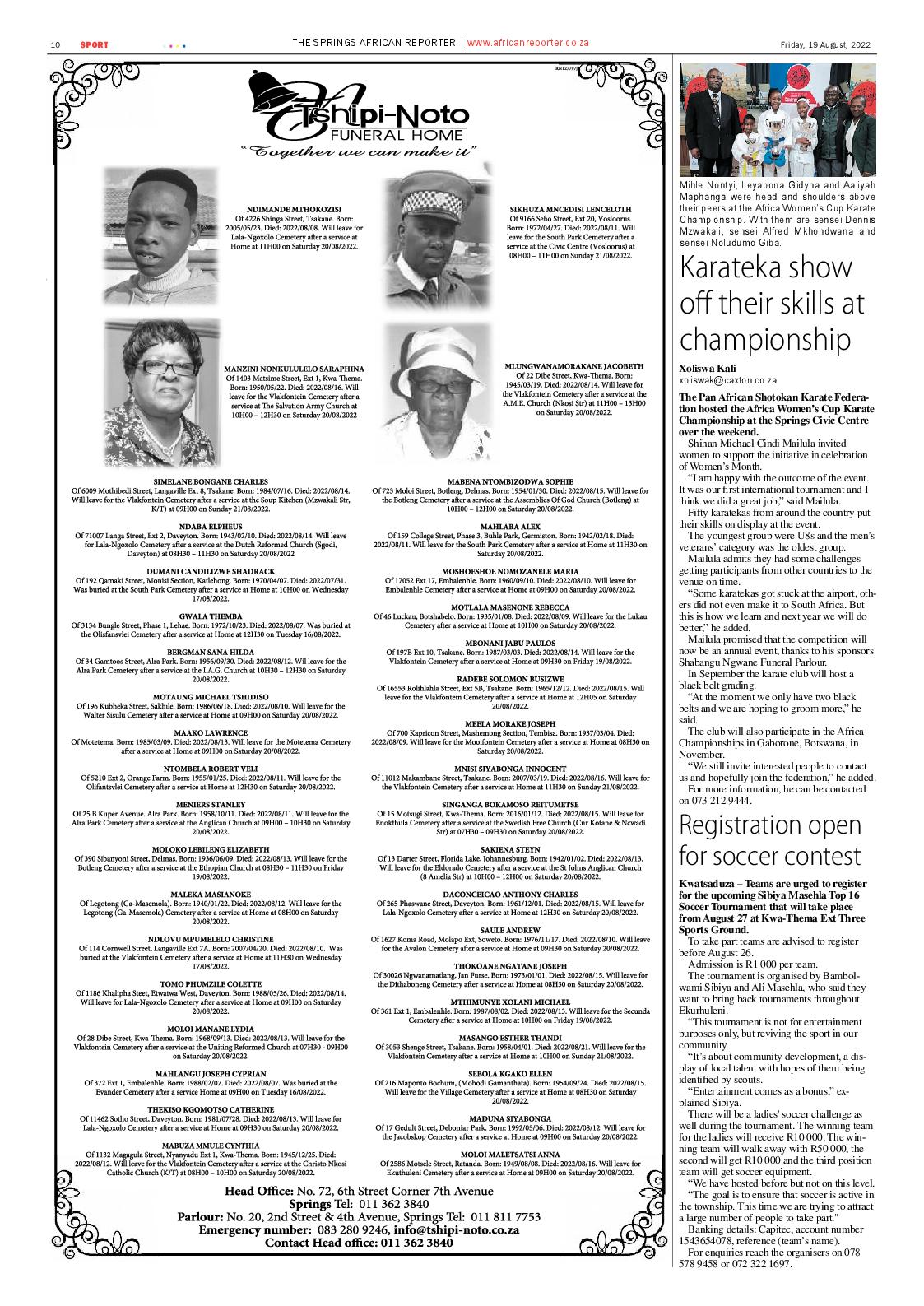 African Reporter 19 August 2022 page 11