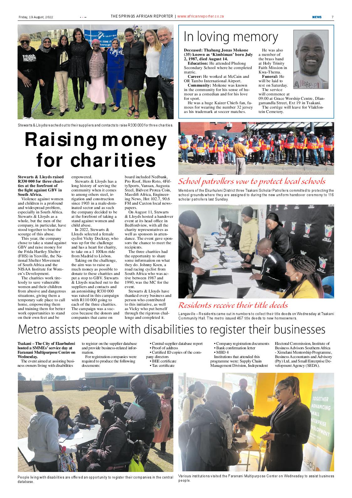 African Reporter 19 August 2022 page 8