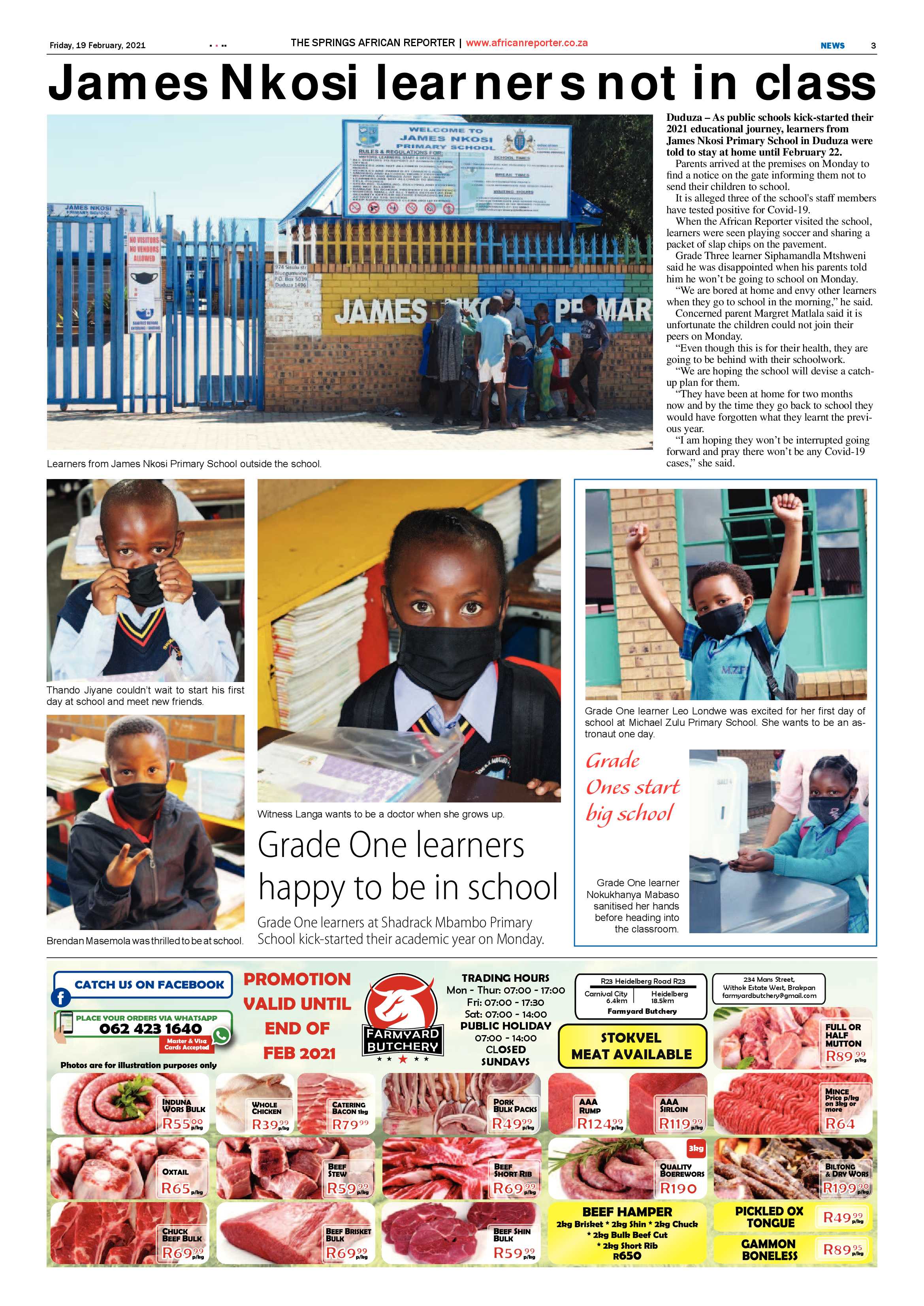 African Reporter 19 February 2021 page 3