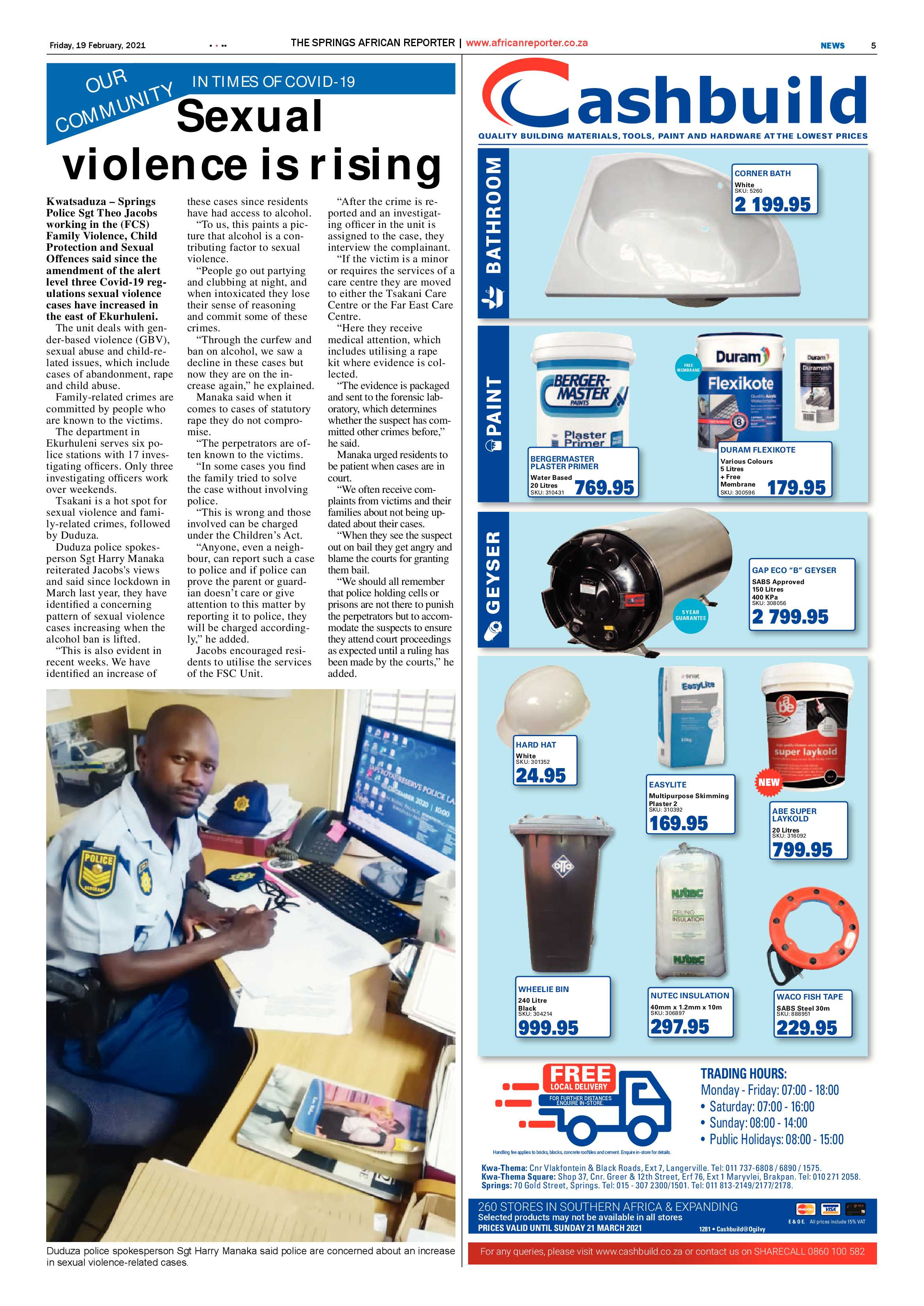 African Reporter 19 February 2021 page 5