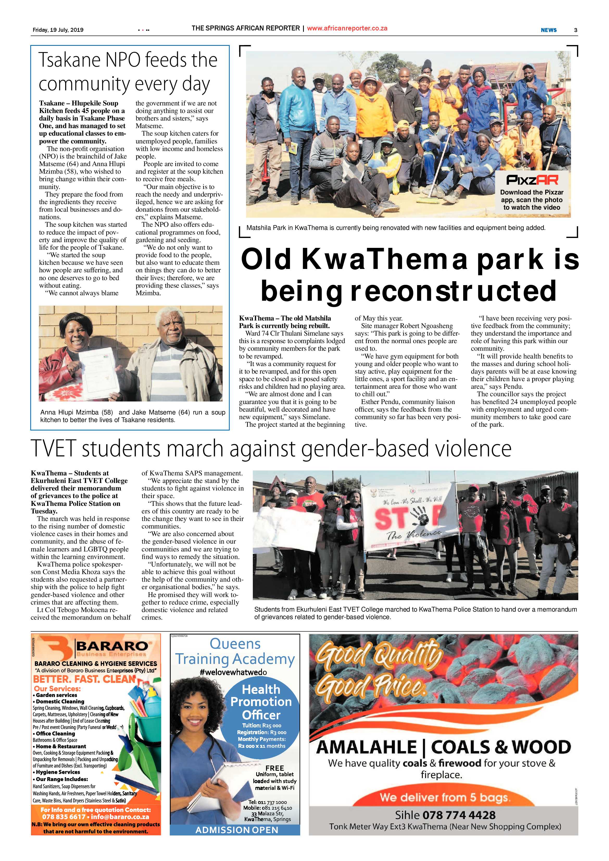 African Reporter 19 July 2019 page 3