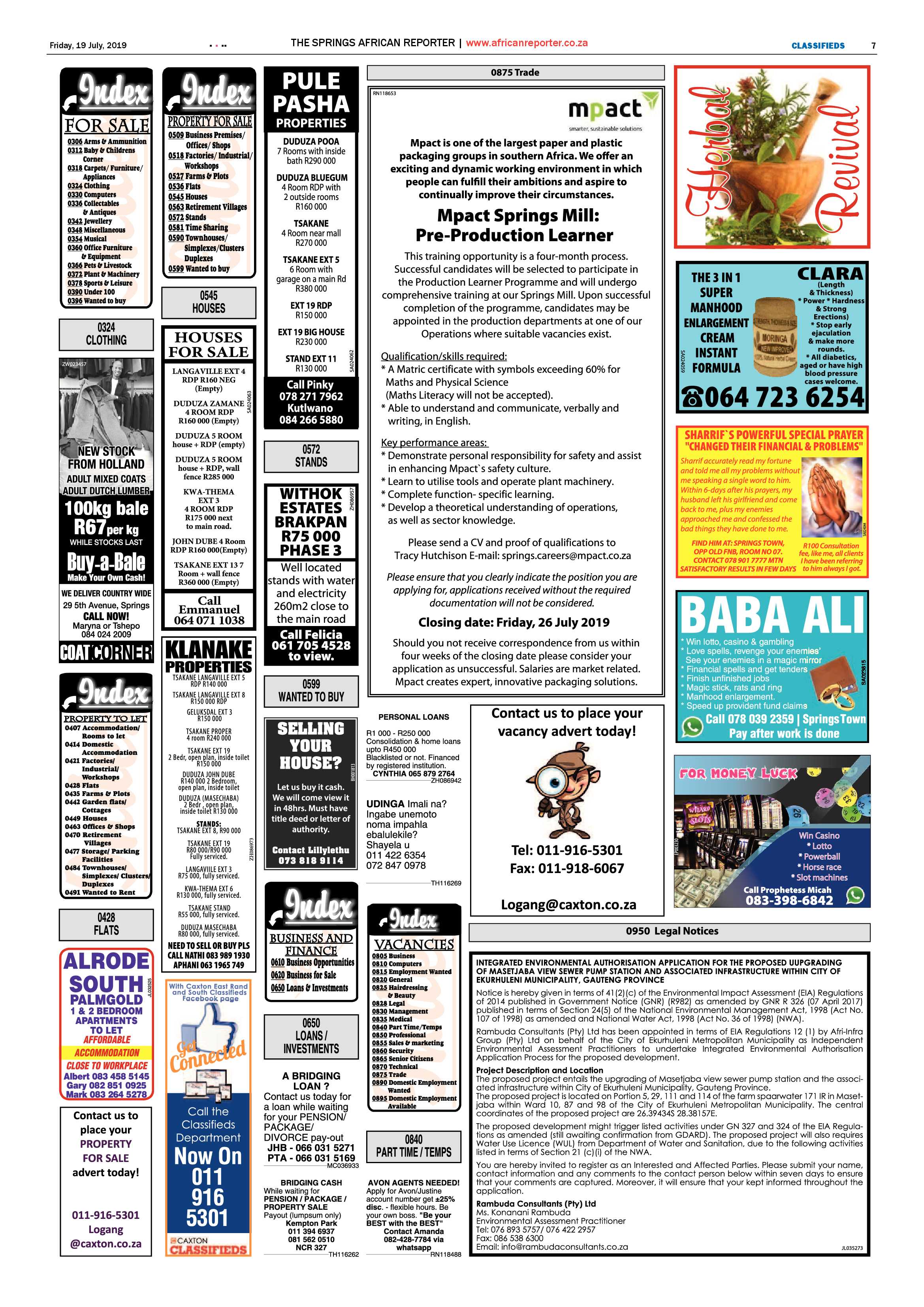 African Reporter 19 July 2019 page 7
