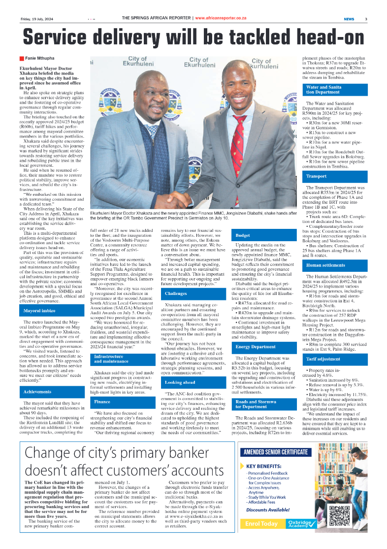 African Reporter 19 July 2024 page 3