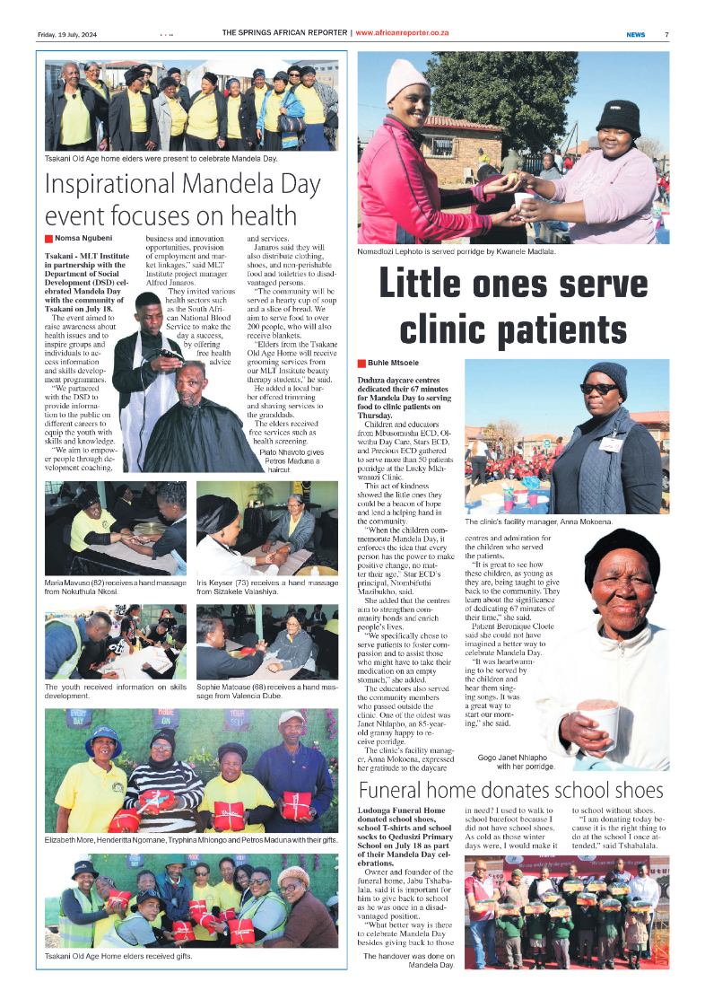 African Reporter 19 July 2024 page 7