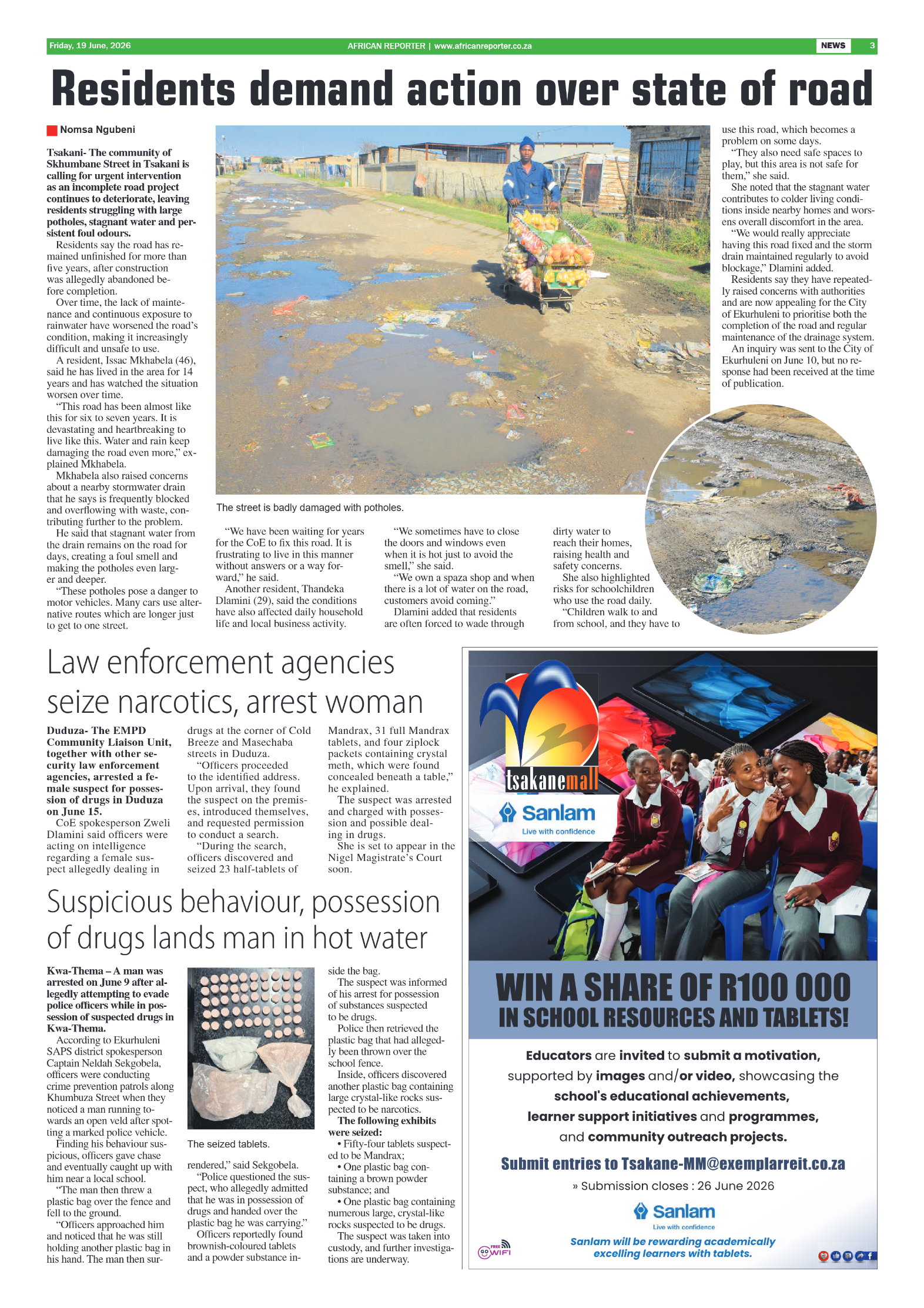 African Reporter 19 June 2026 page 3