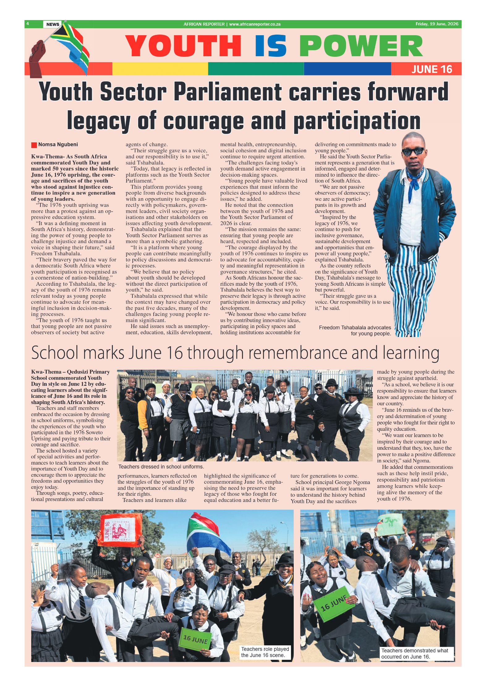African Reporter 19 June 2026 page 4