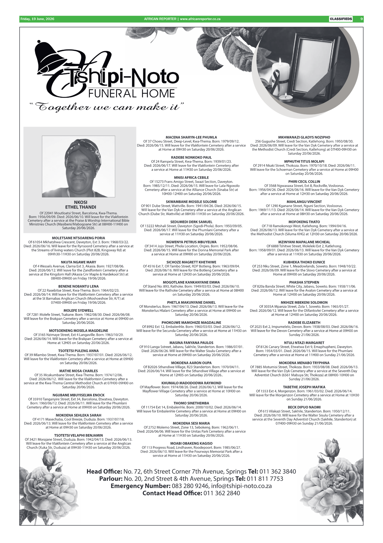 African Reporter 19 June 2026 page 9