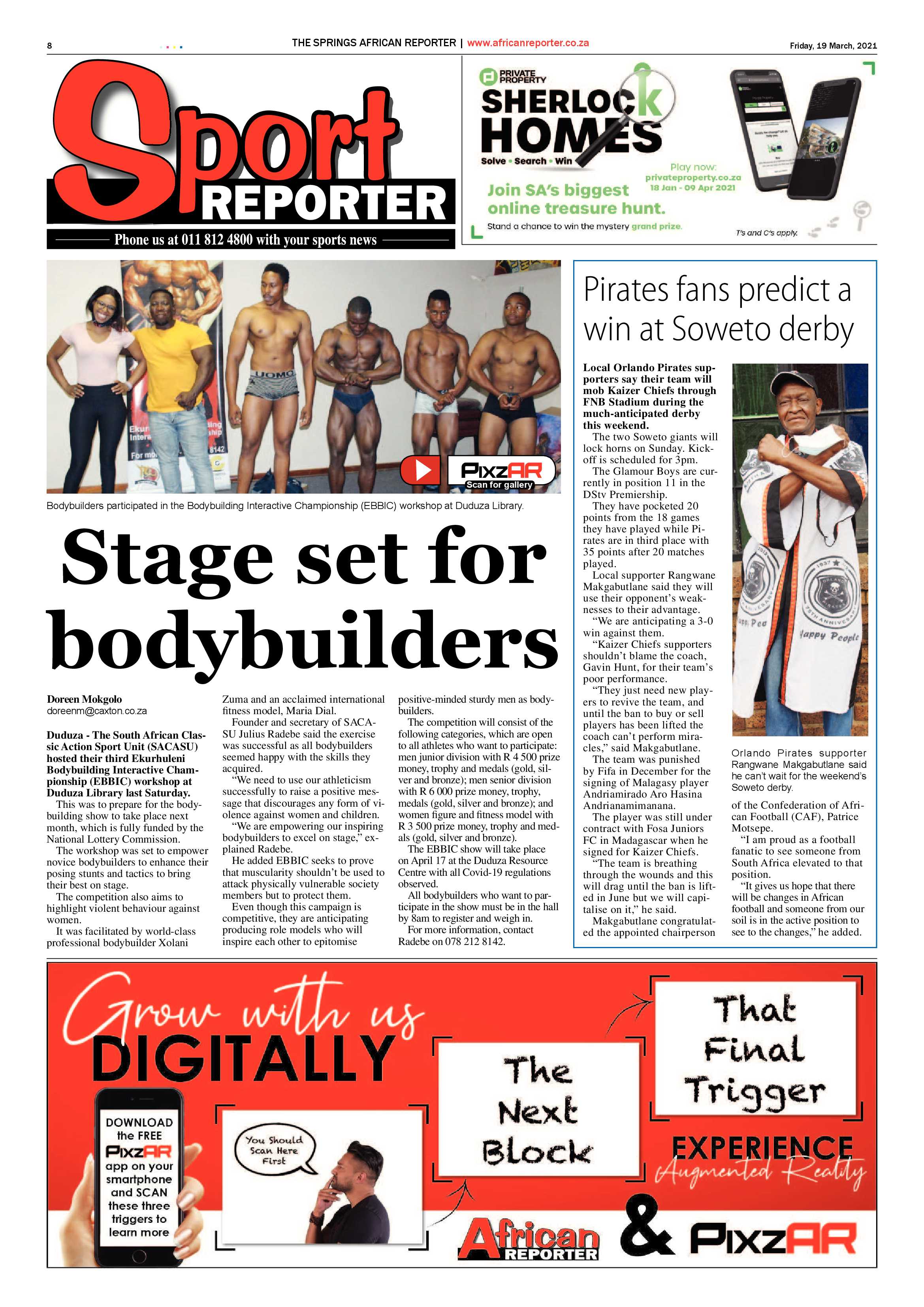 African Reporter 19 March 2021 page 8