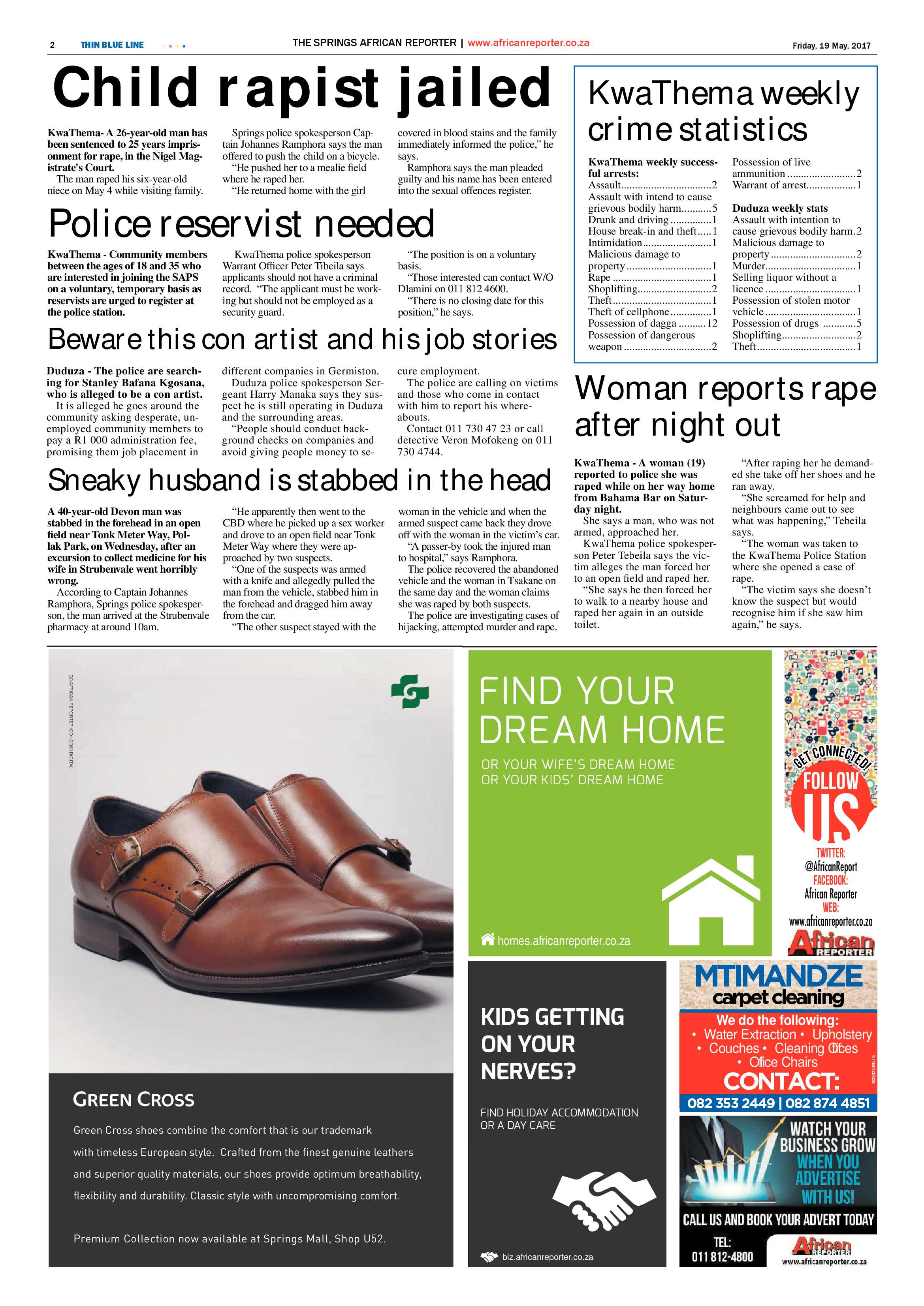 African Reporter 19 May 2017 page 2