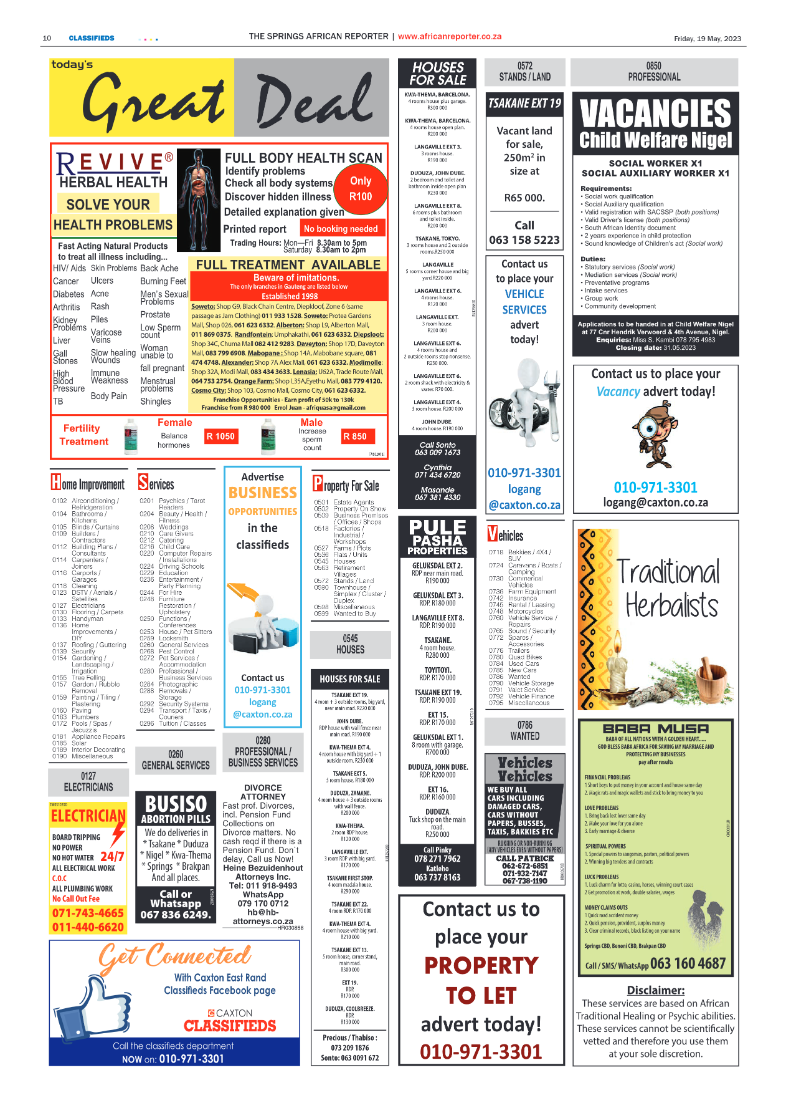 African Reporter 19 May 2023 page 10