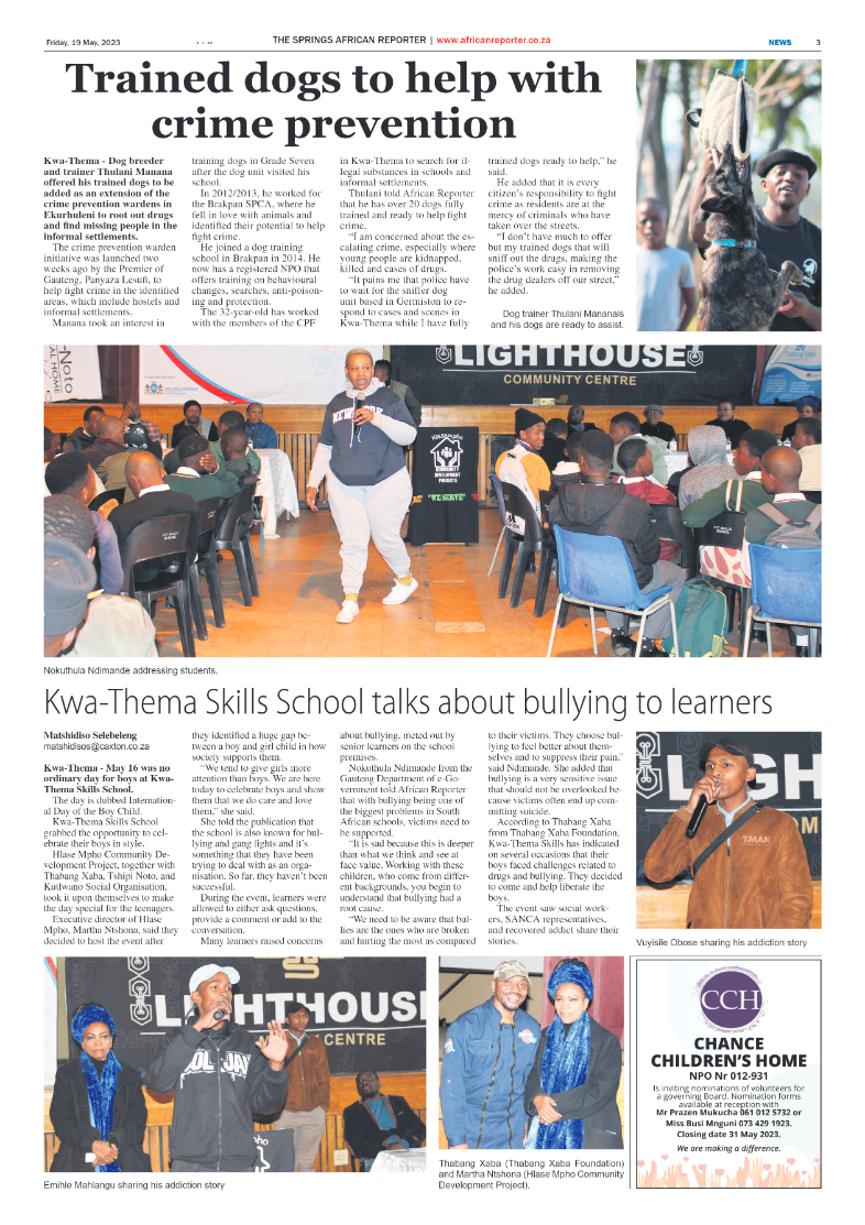 African Reporter 19 May 2023 page 3