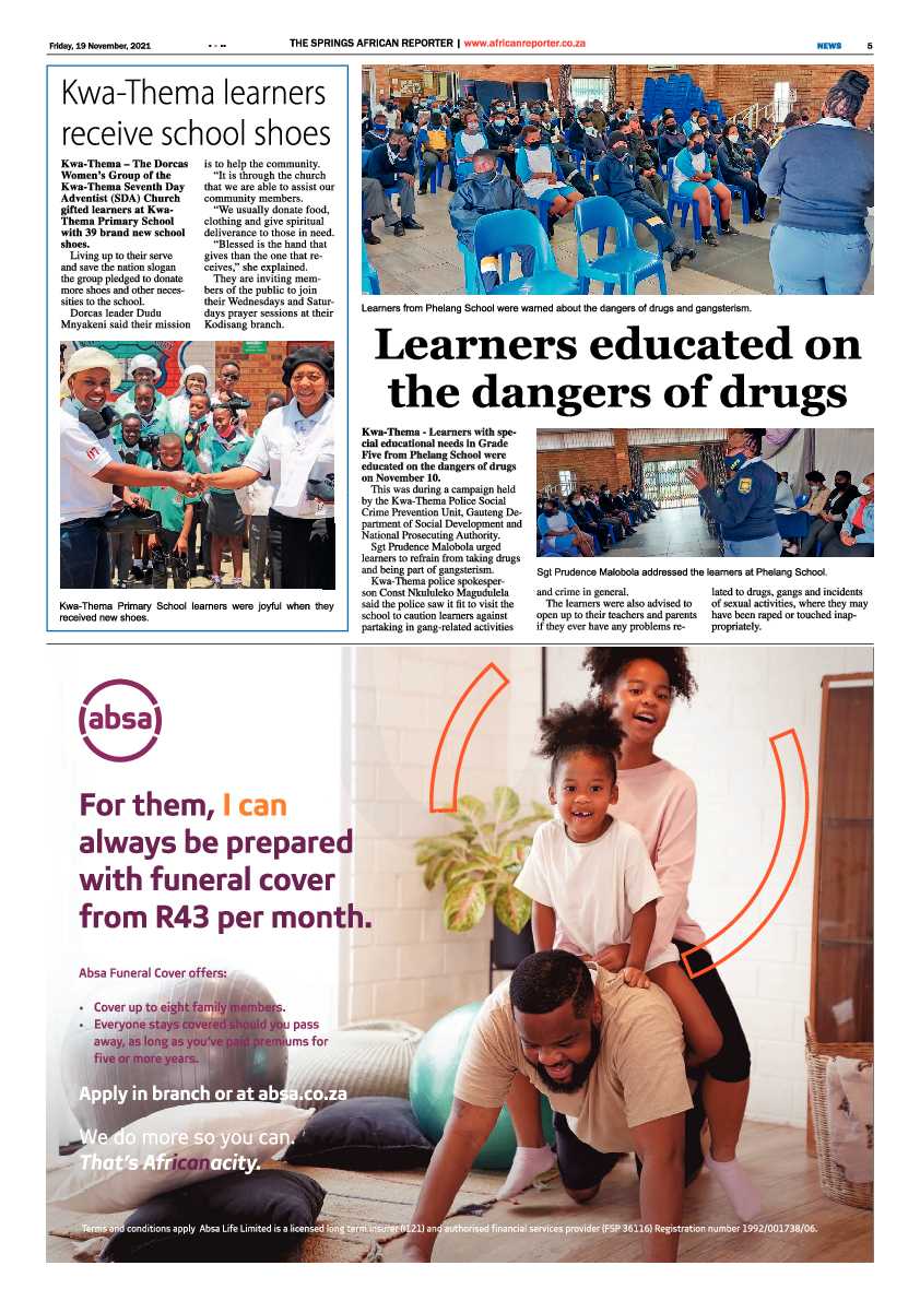 African Reporter 19 November 2021 page 5