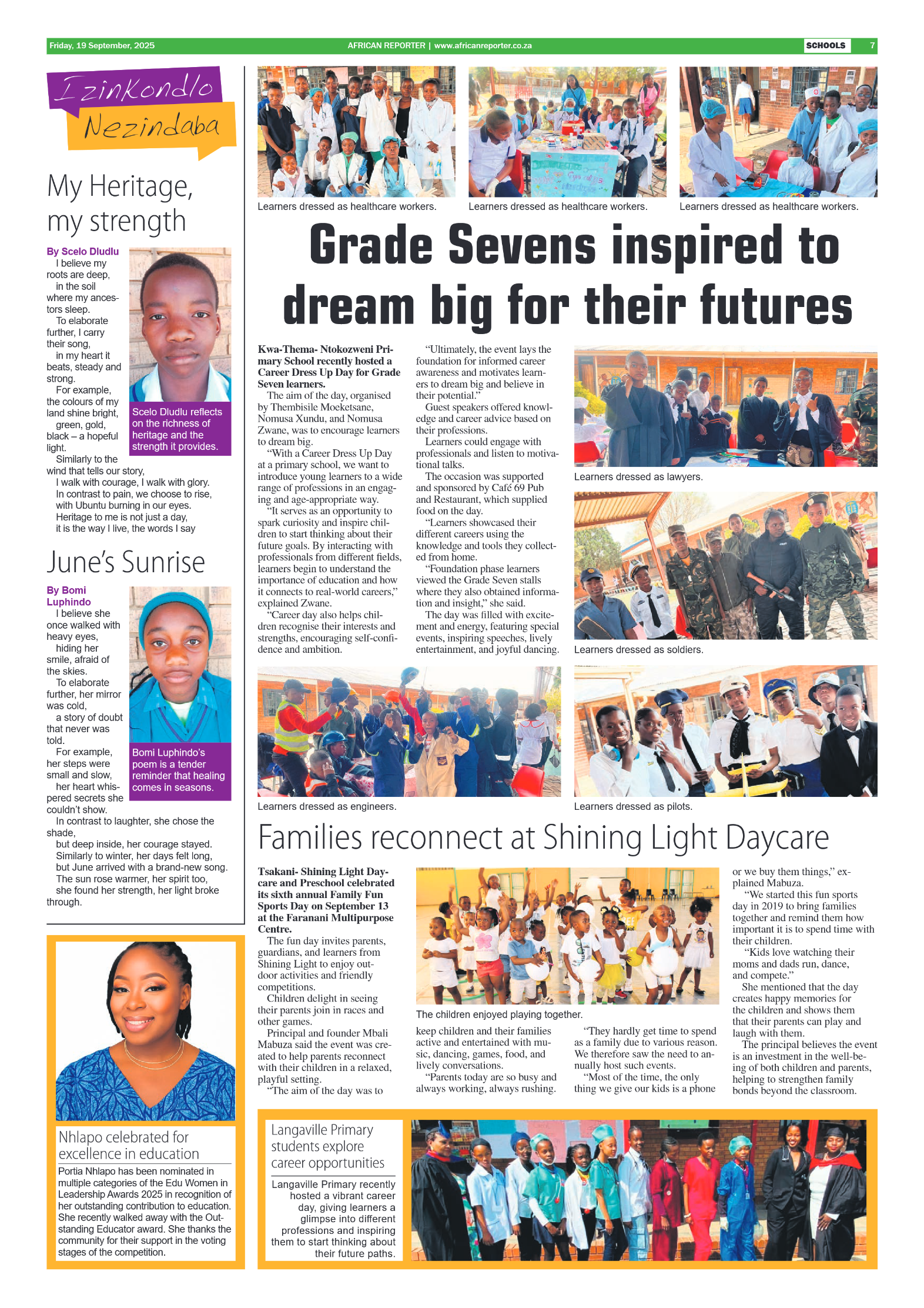 African Reporter 19 September 2025 page 7