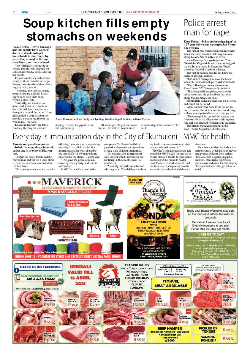African Reporter 1 April 2021 page 2