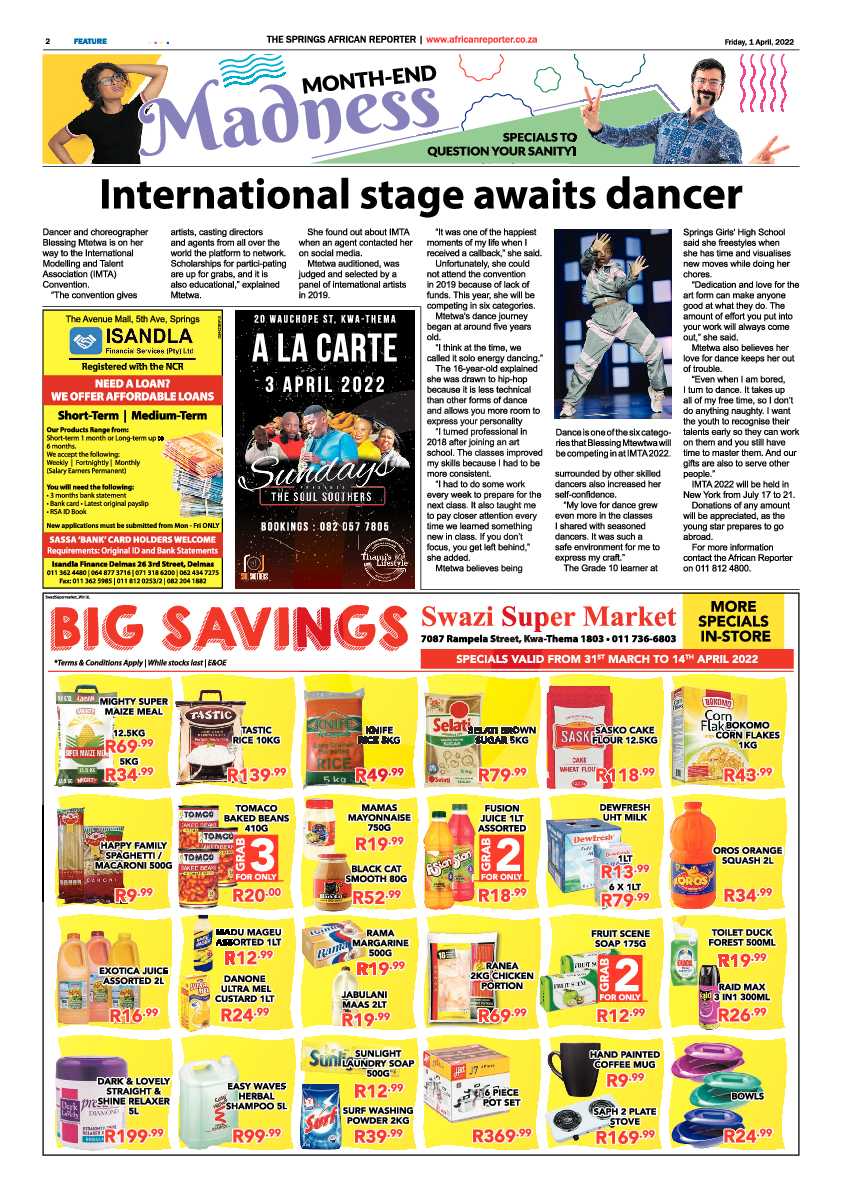 African Reporter 1 April 2022 page 2
