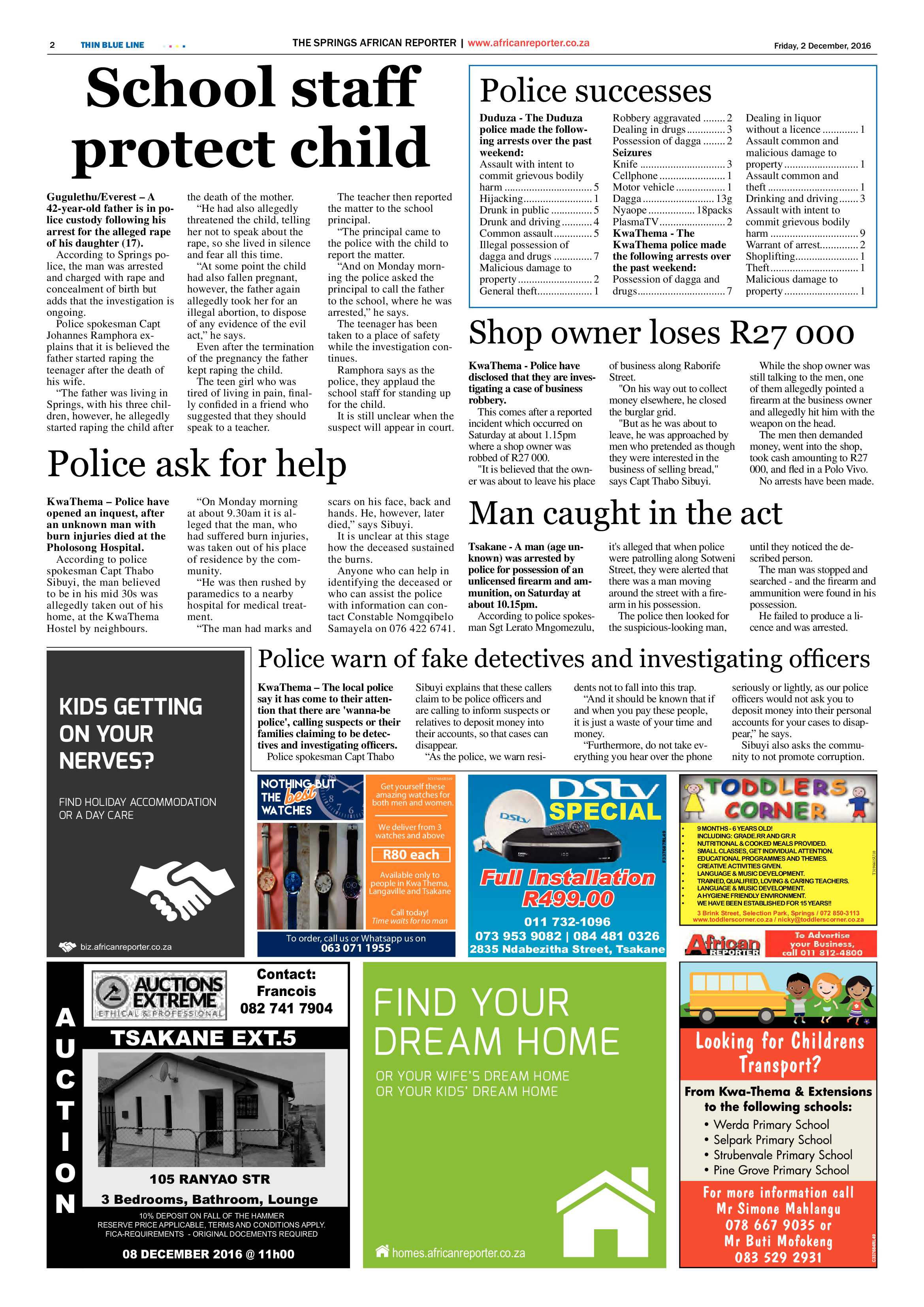 African Reporter 2 Dec 2016 page 2